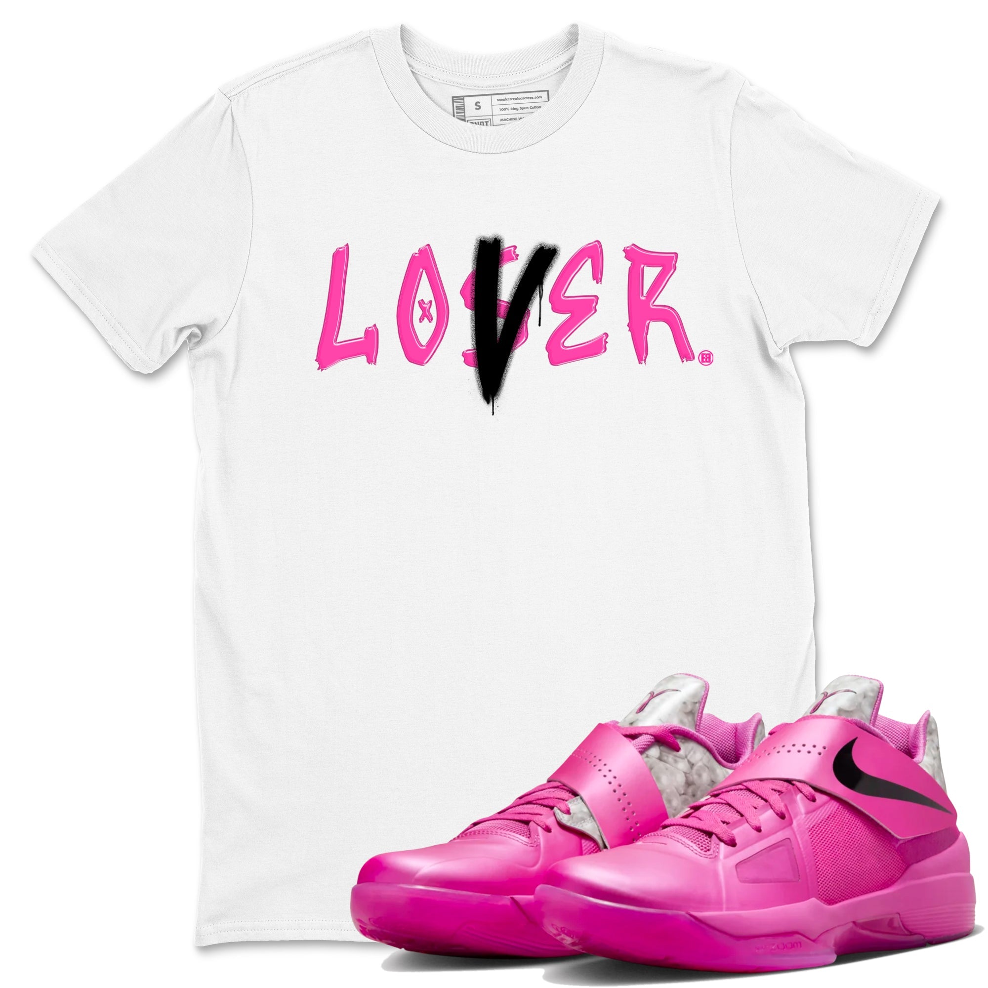Nike KD 4 Retro Aunt Pearl shirts to match jordans Loser Lover sneaker match tees Nike KD 4 Aunt Pearl match shoes to clothes Drip Gear Zone unisex cotton White 1 shirts