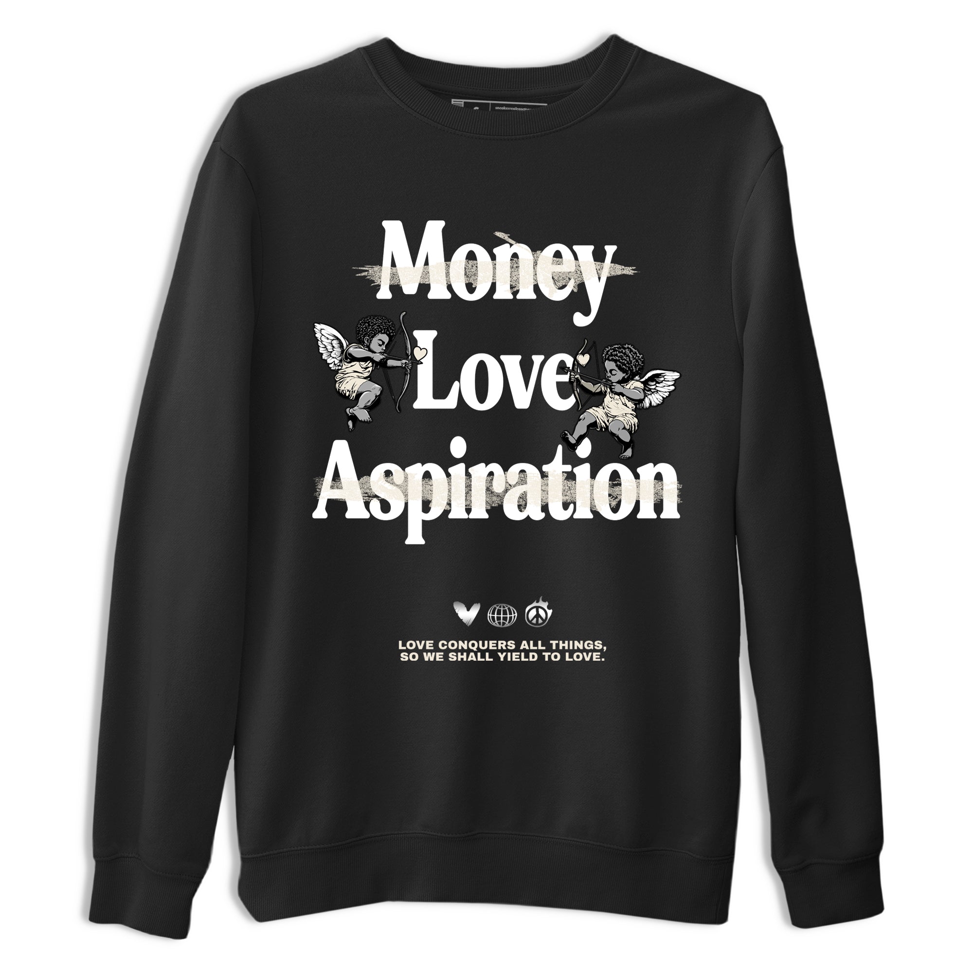 11s Grand Finale Sneaker match tees  Sneaker Tees To Match Jordan 11 Grand Finale Sneakers  Love Conquers All Things Graphic Tee Black 2