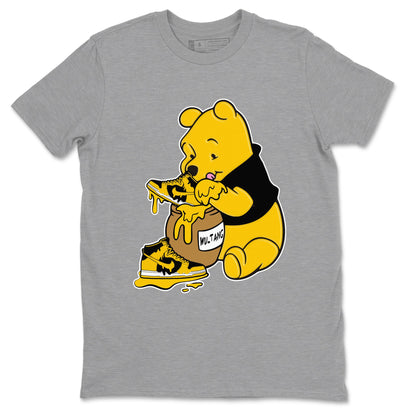 Dunk High Wu Tang Shirts To Match Jordans Love Honey sneaker match tees Dunk High Iowa Tee Drip Gear Zone unisex cotton Heather Grey 2 crew neck shirts