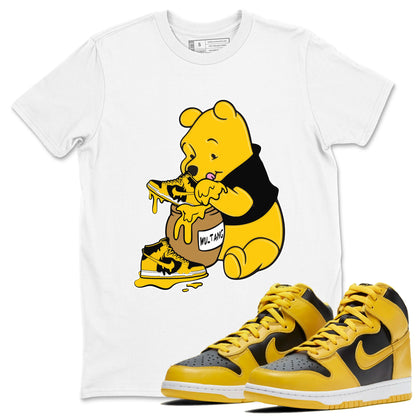 Dunk High Wu Tang Shirts To Match Jordans Love Honey sneaker match tees Dunk High Iowa Tee Drip Gear Zone unisex cotton White 1 crew neck shirts