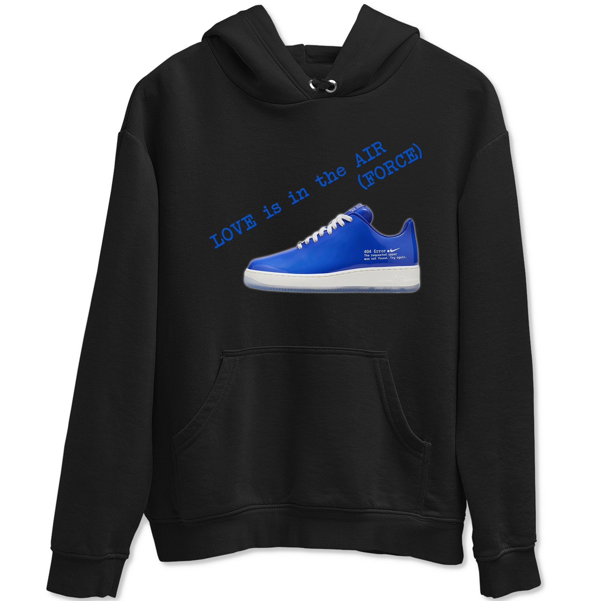 Air Force 1 404 Error shirt to match jordans Love Is In The Air sneaker tees Air Force 1 404 Error Drip Gear Zone unisex cotton Black 2 crew neck shirt