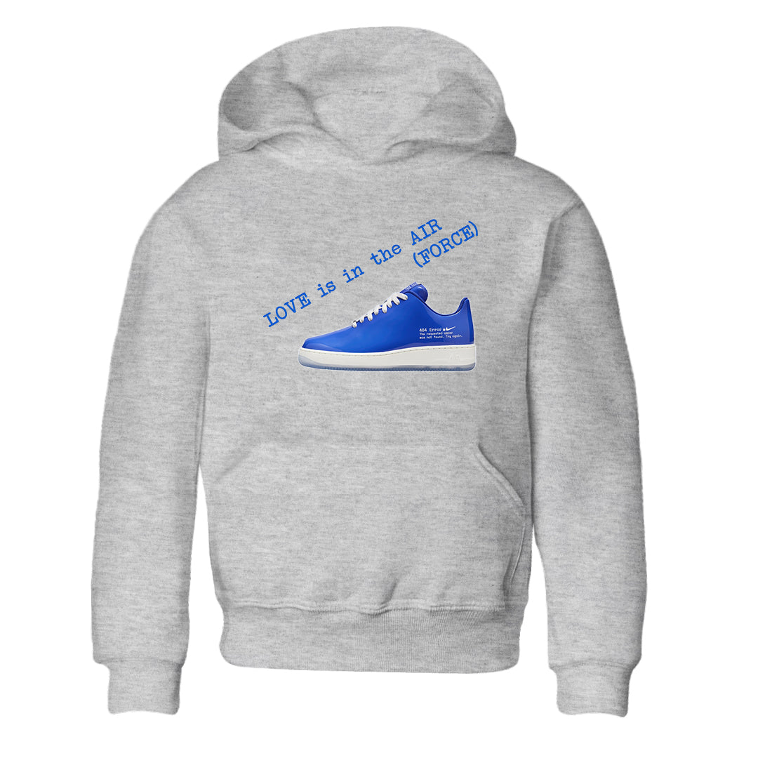 Air Force 1 404 Error shirt to match jordans Love Is In The Air sneaker tees Air Force 1 404 Error Drip Gear Zone baby toddler Heather Grey 2 cotton Shirt