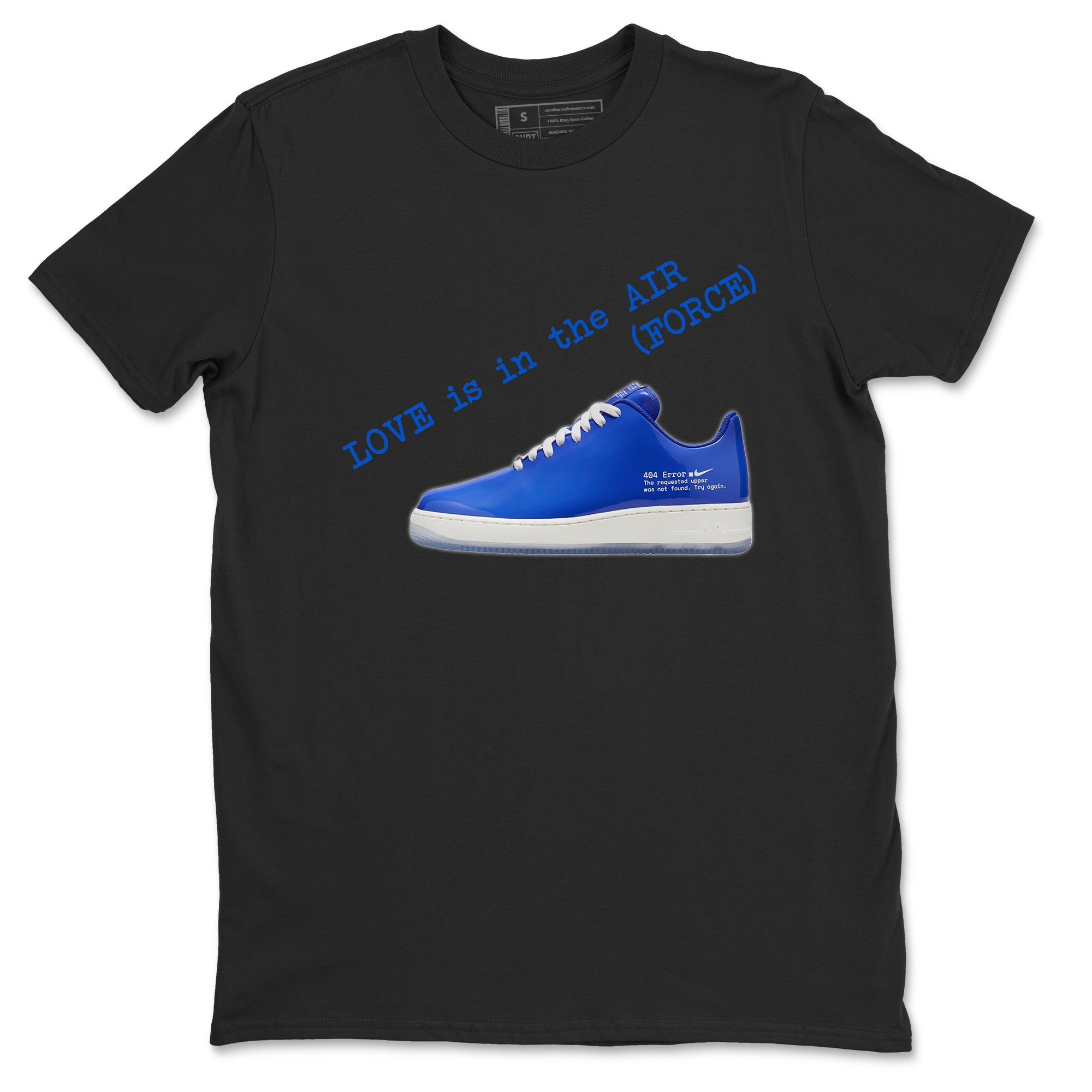 Air Force 1 404 Error shirt to match jordans Love Is In The Air sneaker tees Air Force 1 404 Error Drip Gear Zone unisex cotton Black 2 crew neck shirt