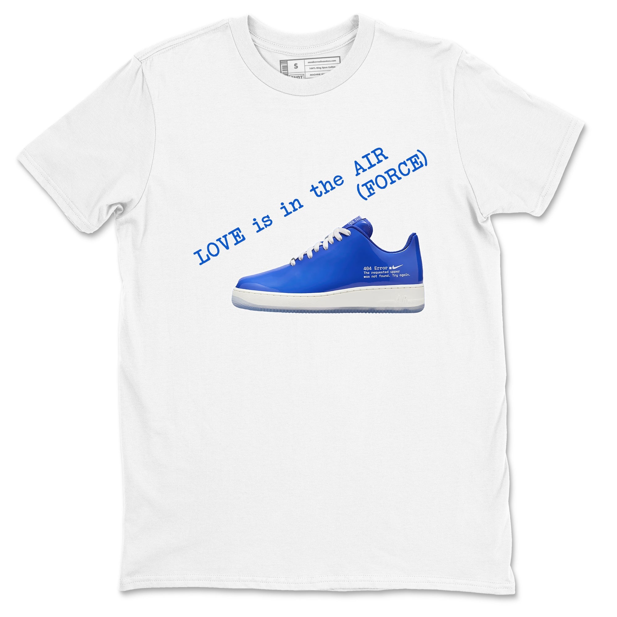 Air Force 1 404 Error shirt to match jordans Love Is In The Air sneaker tees Air Force 1 404 Error Drip Gear Zone unisex cotton White 2 crew neck shirt