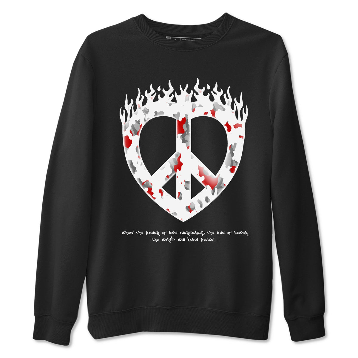 3s Cement Grey shirts to match jordans Love Peace sneaker match tees Air Jordan 3 Cement Grey Drip Gear Zone unisex cotton Black 2 crew neck shirts
