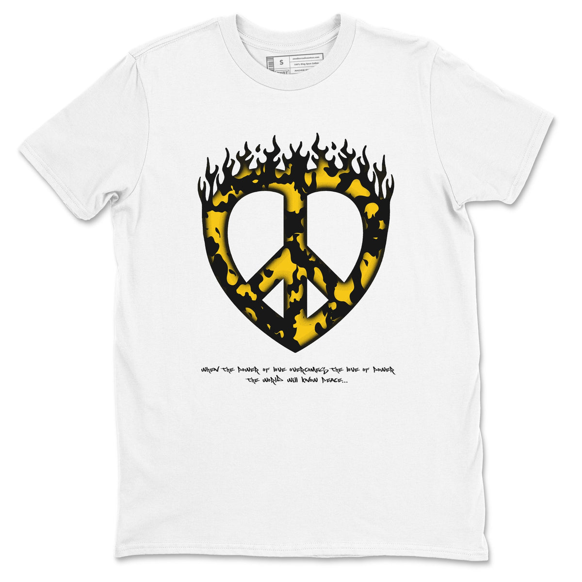 Dunk High Wu Tang shirts to match jordans Love Peace sneaker match tees Dunk High Wu Tang match shoes to clothes Drip Gear Zone unisex cotton White 2 shirts