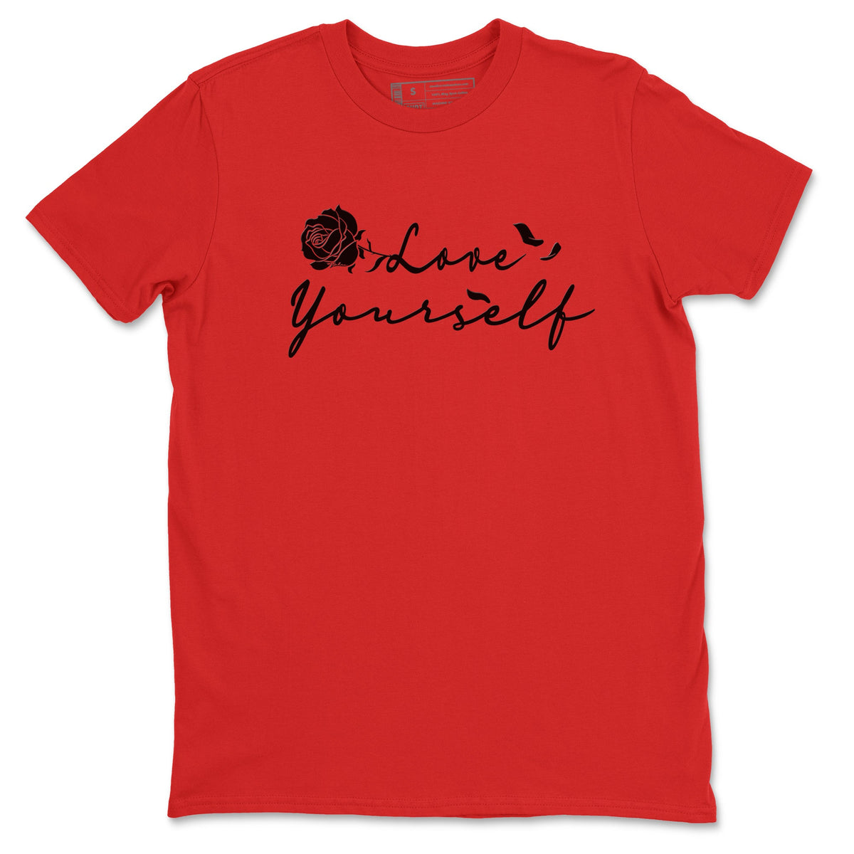 AE 1 Bred shirts to match jordans Love Yourself sneaker match tees AE 1 Bred match shoes to clothes Drip Gear Zone unisex cotton Red 2 shirts