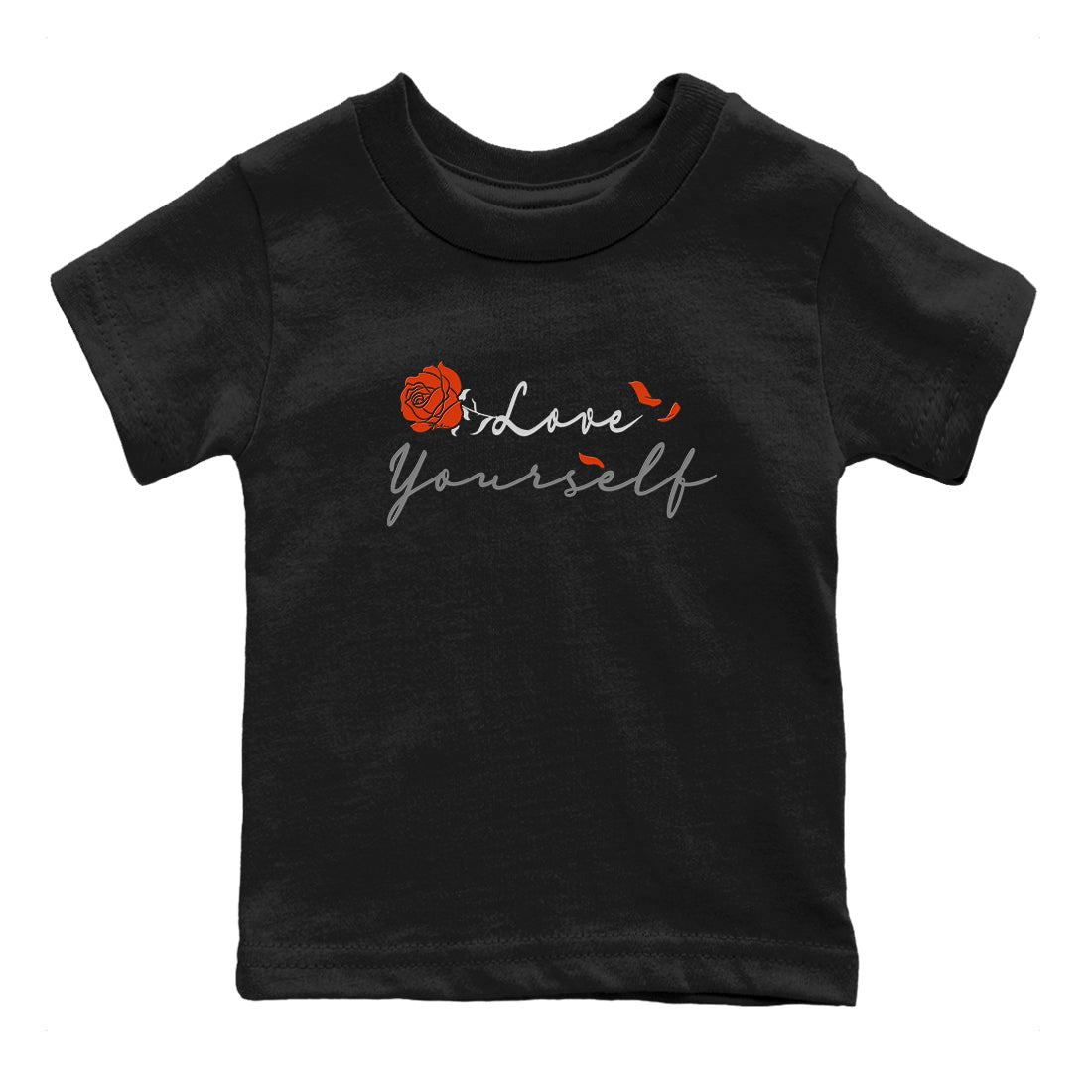 Foams One Jin shirts to match jordans Love Yourself sneaker match tees Foams One Jin match shoes to clothes Drip Gear Zone Youth Baby Black 2 tee