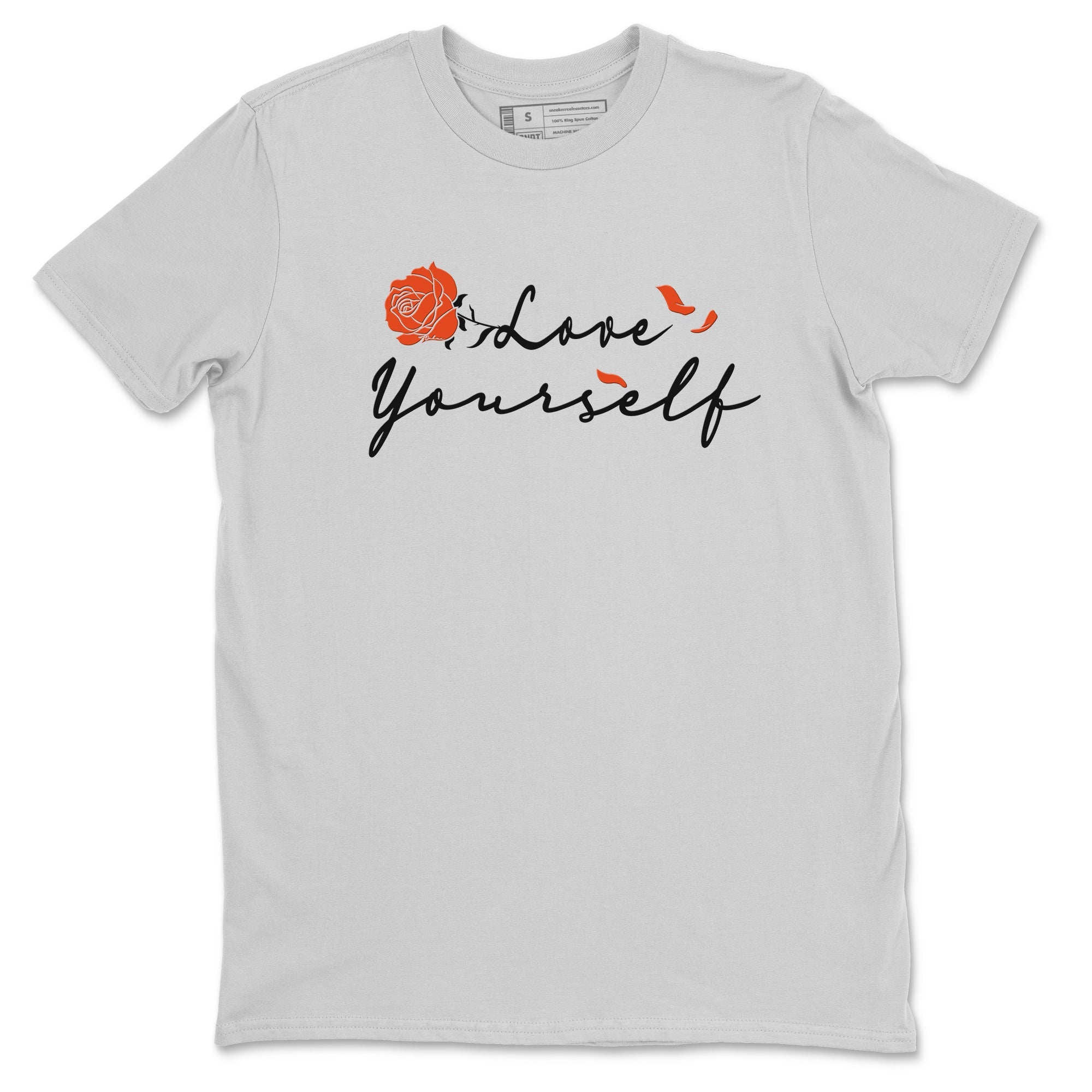 Foams One Jin shirts to match jordans Love Yourself sneaker match tees Foams One Jin match shoes to clothes Drip Gear Zone unisex cotton Silver 2 shirts