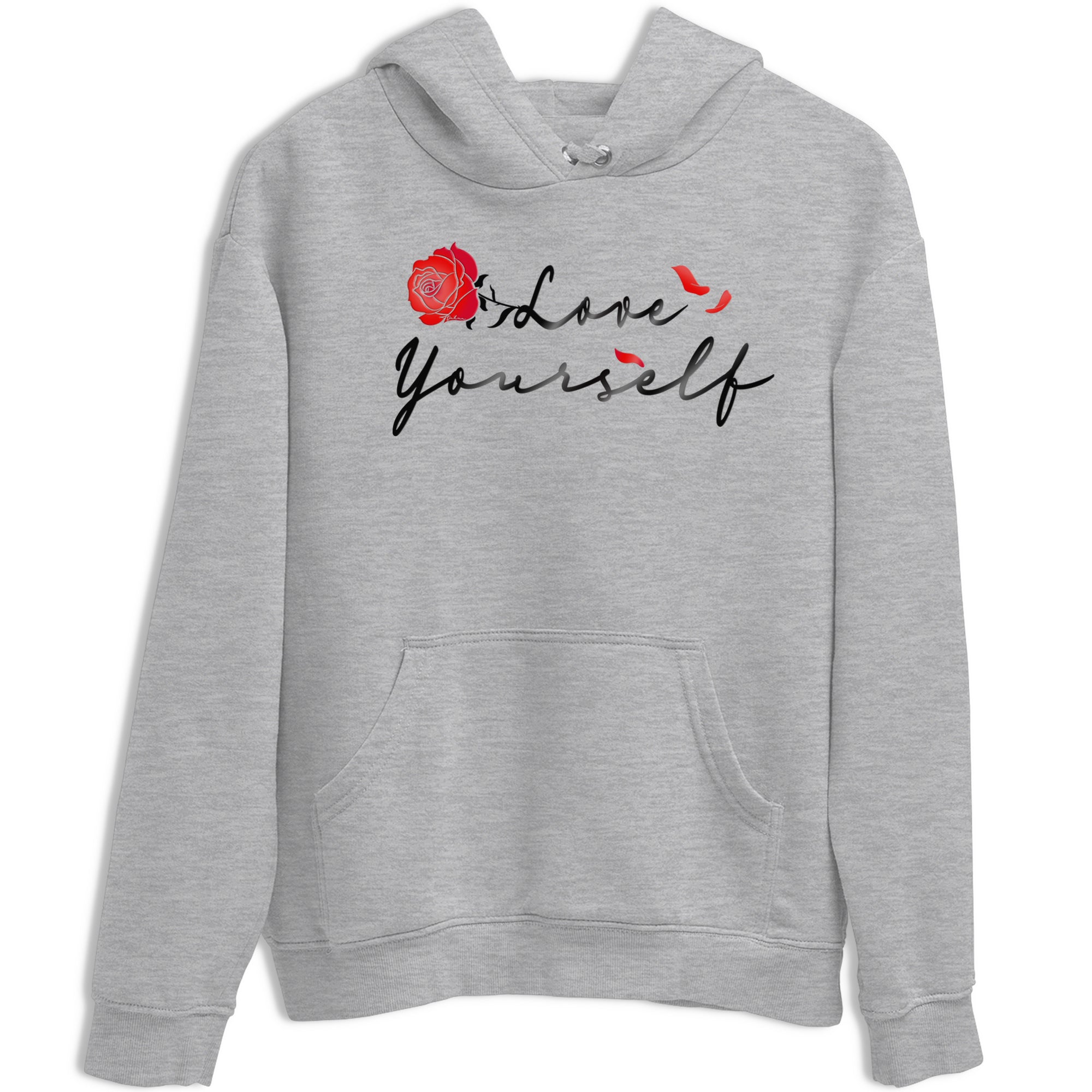 Jordan 1 High OG Satin Bred shirt to match jordans Love Yourself sneaker tees Air Jordan 1 Satin Bred Drip Gear Zone Casual Crew Neck T-Shirt Unisex Heather Grey 2 T-Shirt
