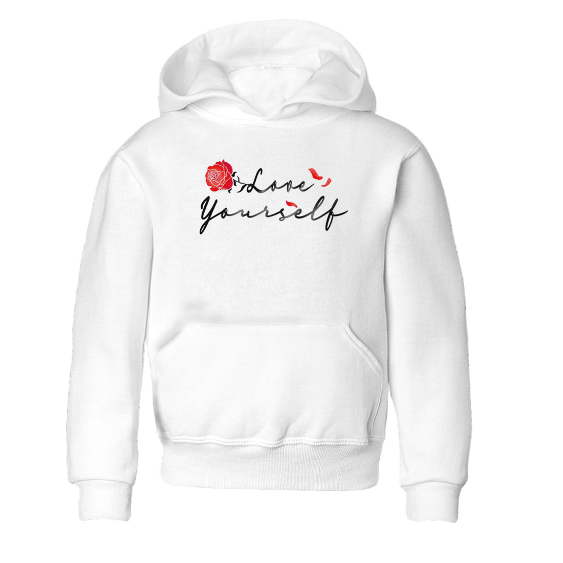 Jordan 1 High OG Satin Bred shirt to match jordans Love Yourself sneaker tees Air Jordan 1 Satin Bred Drip Gear Zone Casual Crew Neck T-Shirt Baby Toddler White 2 T-Shirt