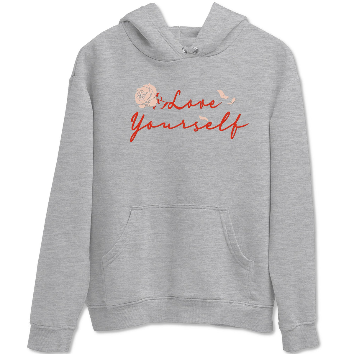 13s Dune Red shirts to match jordans Love Yourself sneaker match tees Air Jordan 13 Dune Red Drip Gear Zone streetwear brand Heather Grey 2 unisex cotton tee