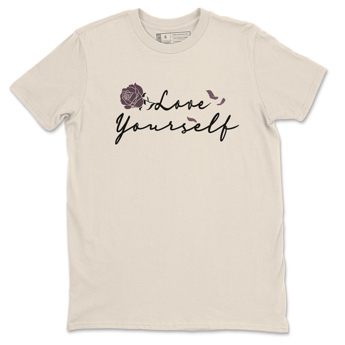 3s A Ma Maniere x Black shirts to match jordans Love Yourself sneaker match tees A Ma Maniere x Air Jordan 3 “While You Were Sleeping” Sneaker Release Tees unisex cotton Natural 2 crew neck shirts