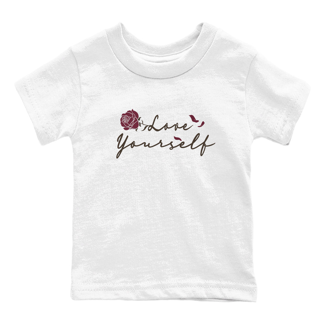 3s A Ma Maniere x Burgundy Crush shirts to match jordans Love Yourself sneaker match tees Air Jordan 3 A Ma Maniere x Burgundy Crush Drip Gear Zone streetwear brand Baby and Youth White 2 cotton tee