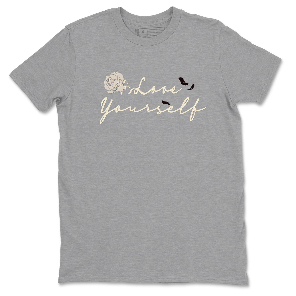 4s A Ma Maniere x "While You Were Sleeping" shirts to match jordans Love Yourself sneaker match tees Air Jordan 4 A Ma Maniere x W.Y.W.S match shoes to clothes Drip Gear Zone unisex cotton Heather Grey 2 shirts