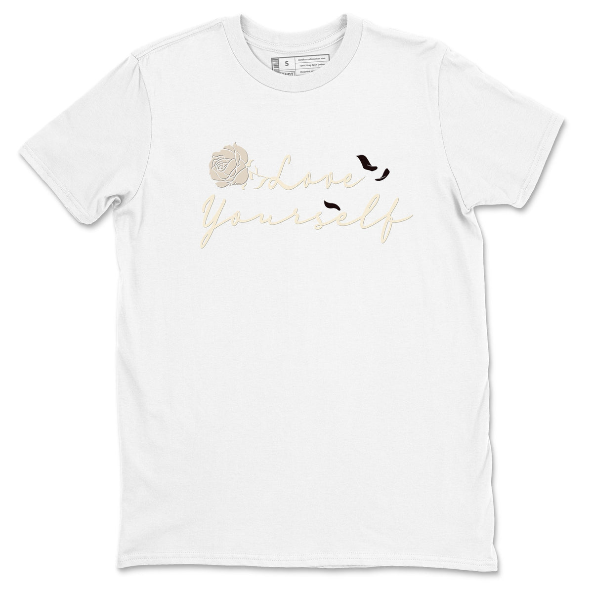 4s A Ma Maniere x "While You Were Sleeping" shirts to match jordans Love Yourself sneaker match tees Air Jordan 4 A Ma Maniere x W.Y.W.S match shoes to clothes Drip Gear Zone unisex cotton White 2 shirts