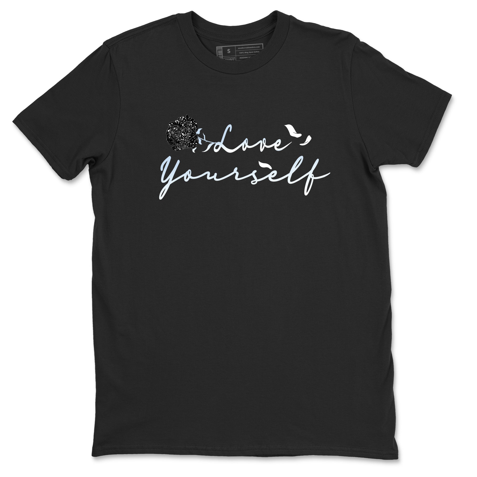 AJ6 Reverse Cookies shirts to match jordans Love Yourself sneaker match tees Air Jordan 6 Reverse Cookies Drip Gear Zone streetwear brand Black 2 unisex cotton tee