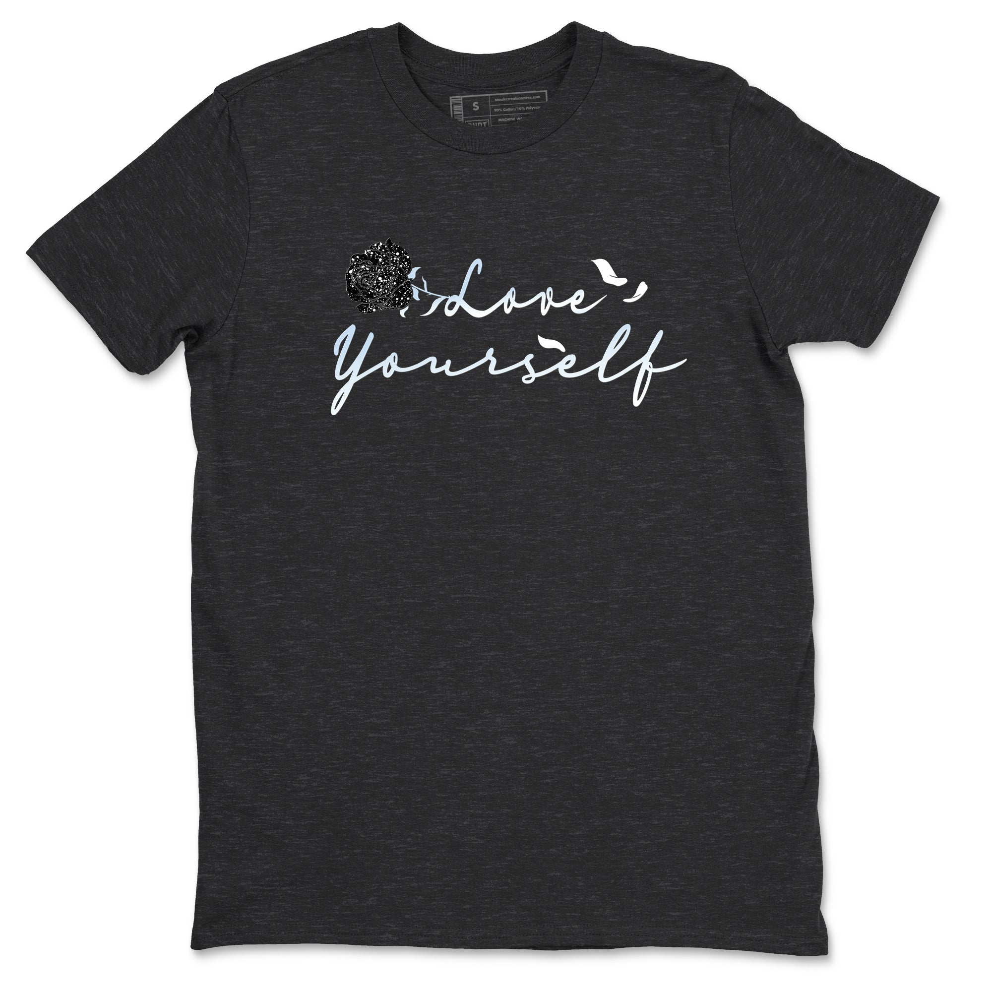 AJ6 Reverse Cookies shirts to match jordans Love Yourself sneaker match tees Air Jordan 6 Reverse Cookies Drip Gear Zone streetwear brand Charcoal Heather 2 unisex cotton tee