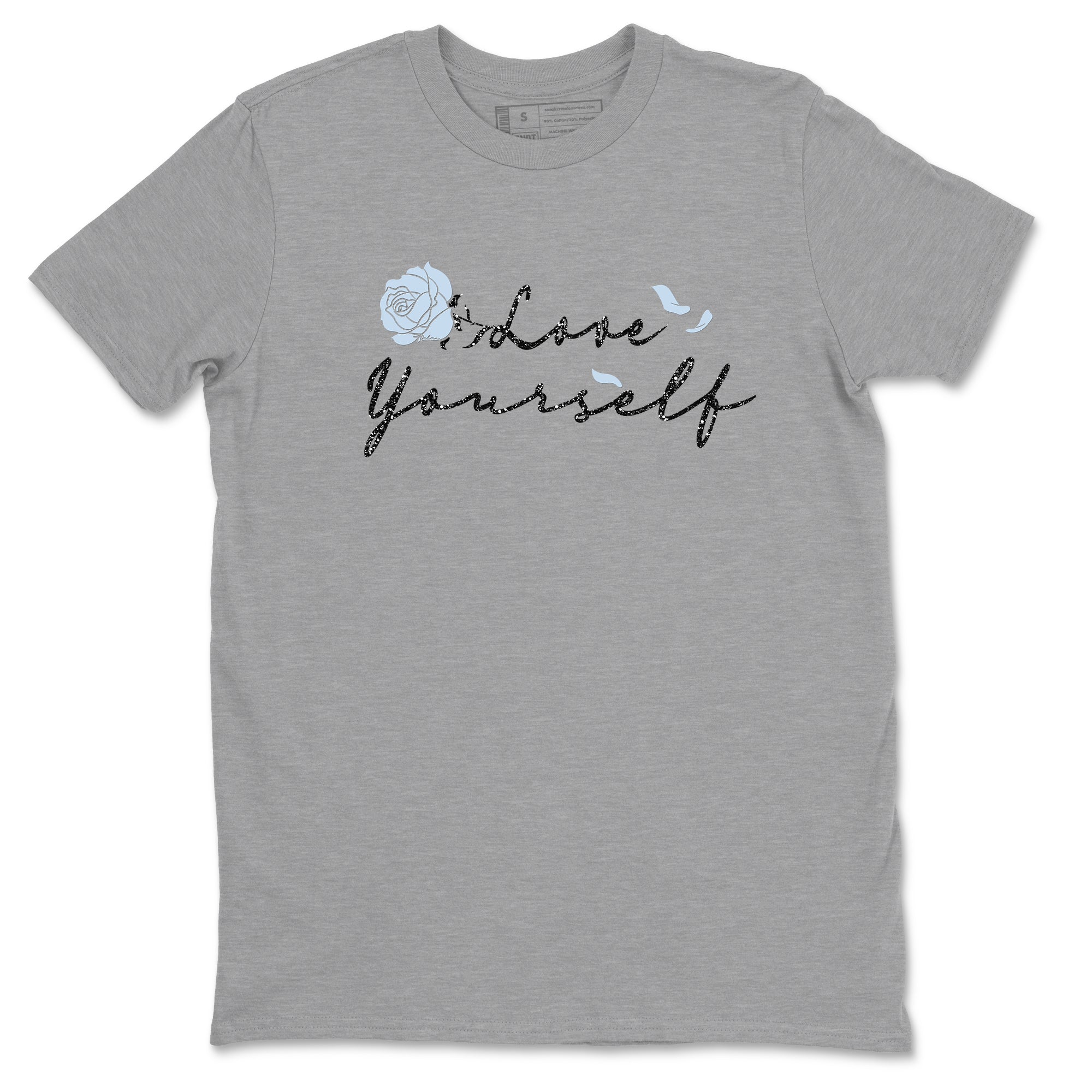 AJ6 Reverse Cookies shirts to match jordans Love Yourself sneaker match tees Air Jordan 6 Reverse Cookies Drip Gear Zone streetwear brand Heather Grey 2 unisex cotton tee