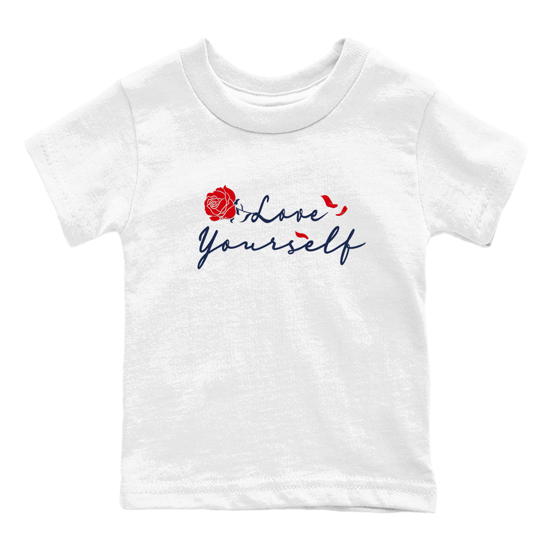 6s White And Midnight Navy shirts to match jordans Love Yourself sneaker match tees Air Jordan 6 White And Midnight Navy Drip Gear Zone Youth Baby White 2 crew neck shirts
