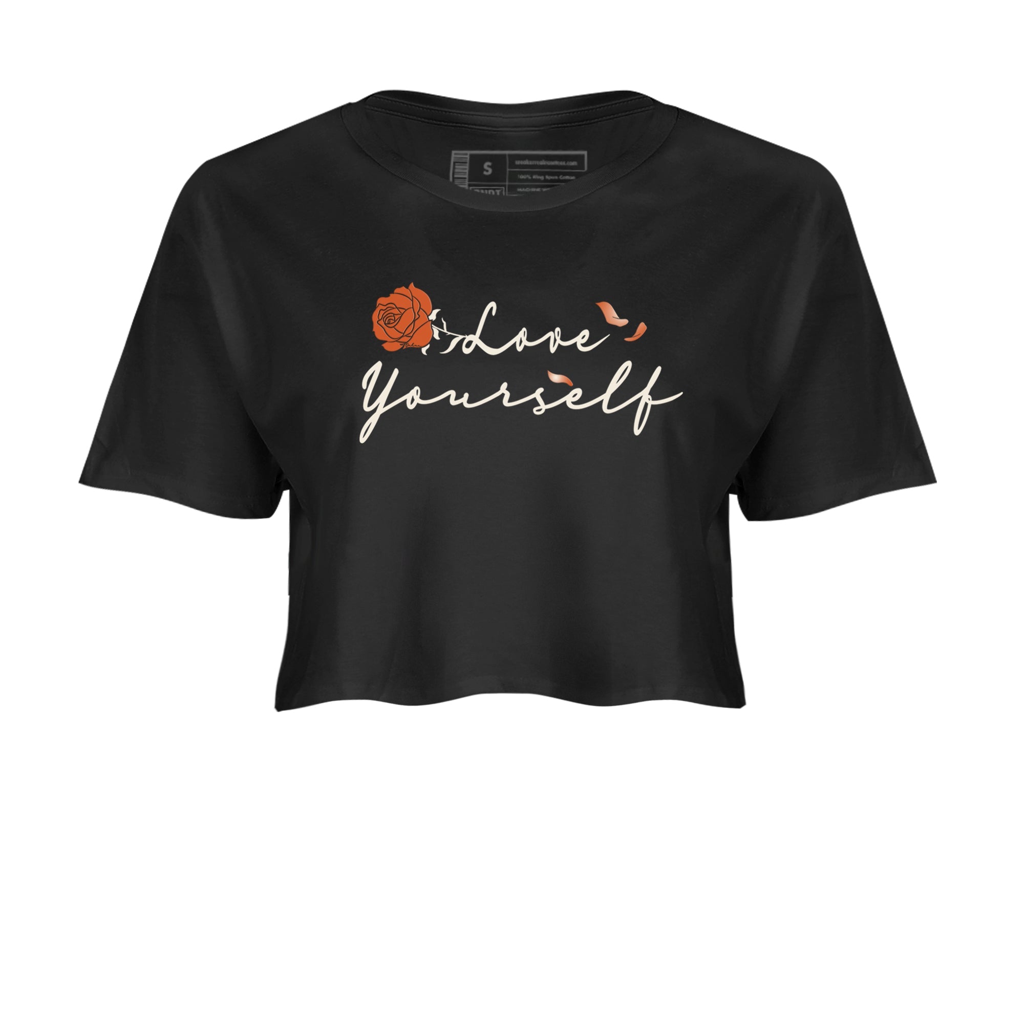 Dunk Low Red Panda shirt to match jordans Love Yourself sneaker tees Dunks Red Panda Drip Gear Zone Sneaker Matching Clothing Brand Black 2 Crop T-Shirt