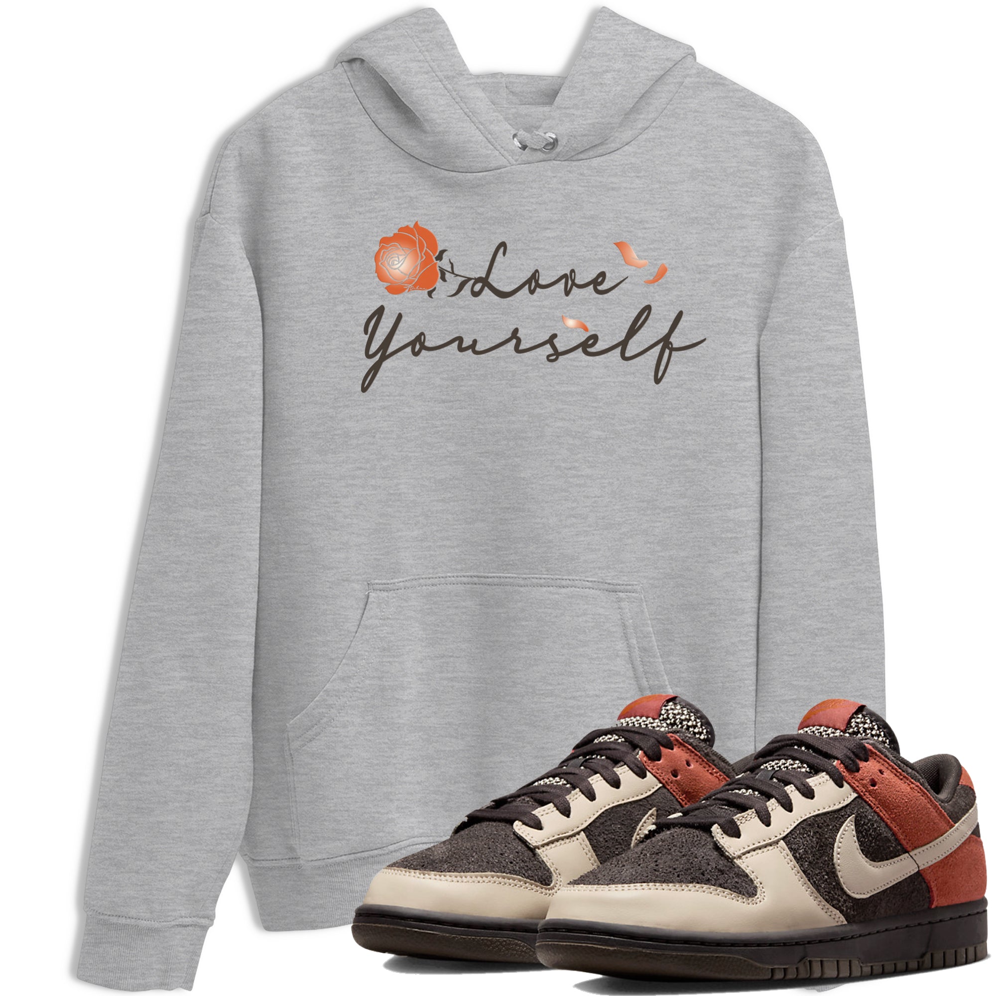 Dunk Low Red Panda shirt to match jordans Love Yourself sneaker tees Dunks Red Panda Drip Gear Zone Sneaker Matching Clothing Brand Unisex Sneaker Tee Heather Grey 1 T-Shirt