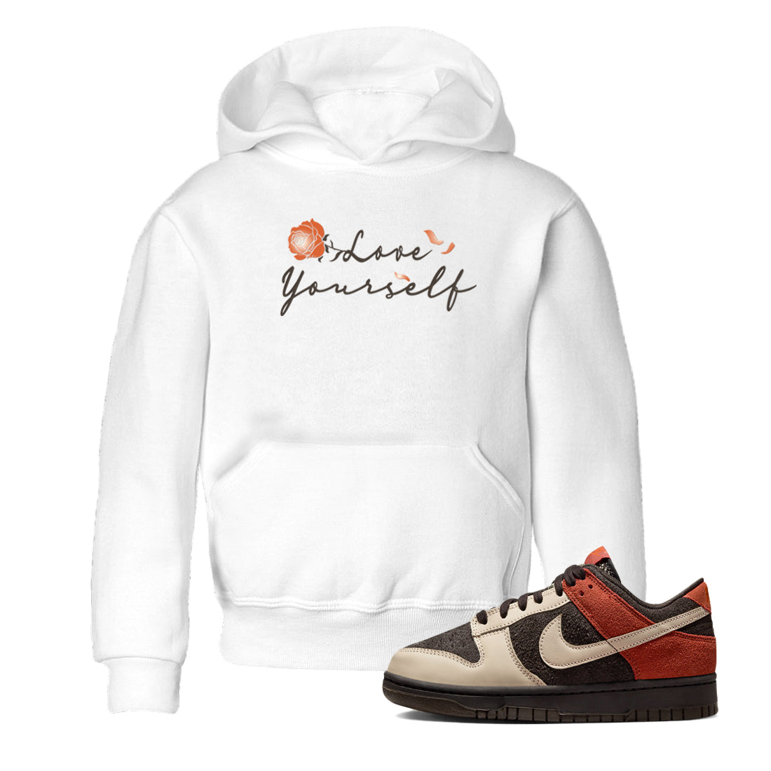 Dunk Low Red Panda shirt to match jordans Love Yourself sneaker tees Dunks Red Panda Drip Gear Zone Sneaker Matching Clothing Brand Baby Toddler White 1 T-Shirt