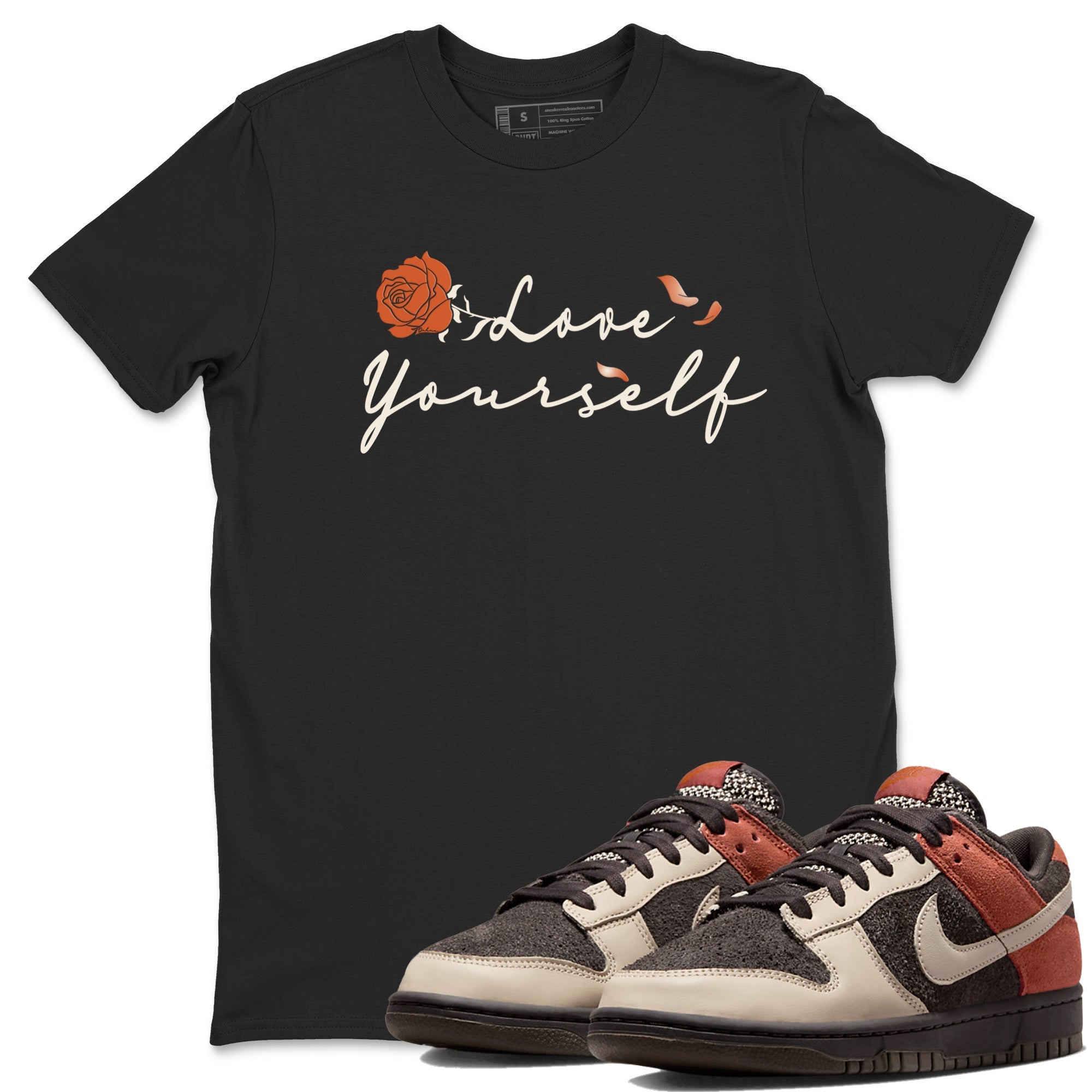 Dunk Low Red Panda shirt to match jordans Love Yourself sneaker tees Dunks Red Panda Drip Gear Zone Sneaker Matching Clothing Brand Unisex Sneaker Tee Black 1 T-Shirt