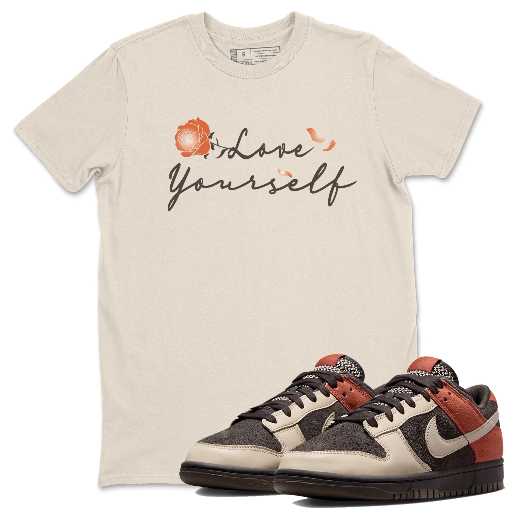 Dunk Low Red Panda shirt to match jordans Love Yourself sneaker tees Dunks Red Panda Drip Gear Zone Sneaker Matching Clothing Brand Unisex Sneaker Tee Natural 1 T-Shirt