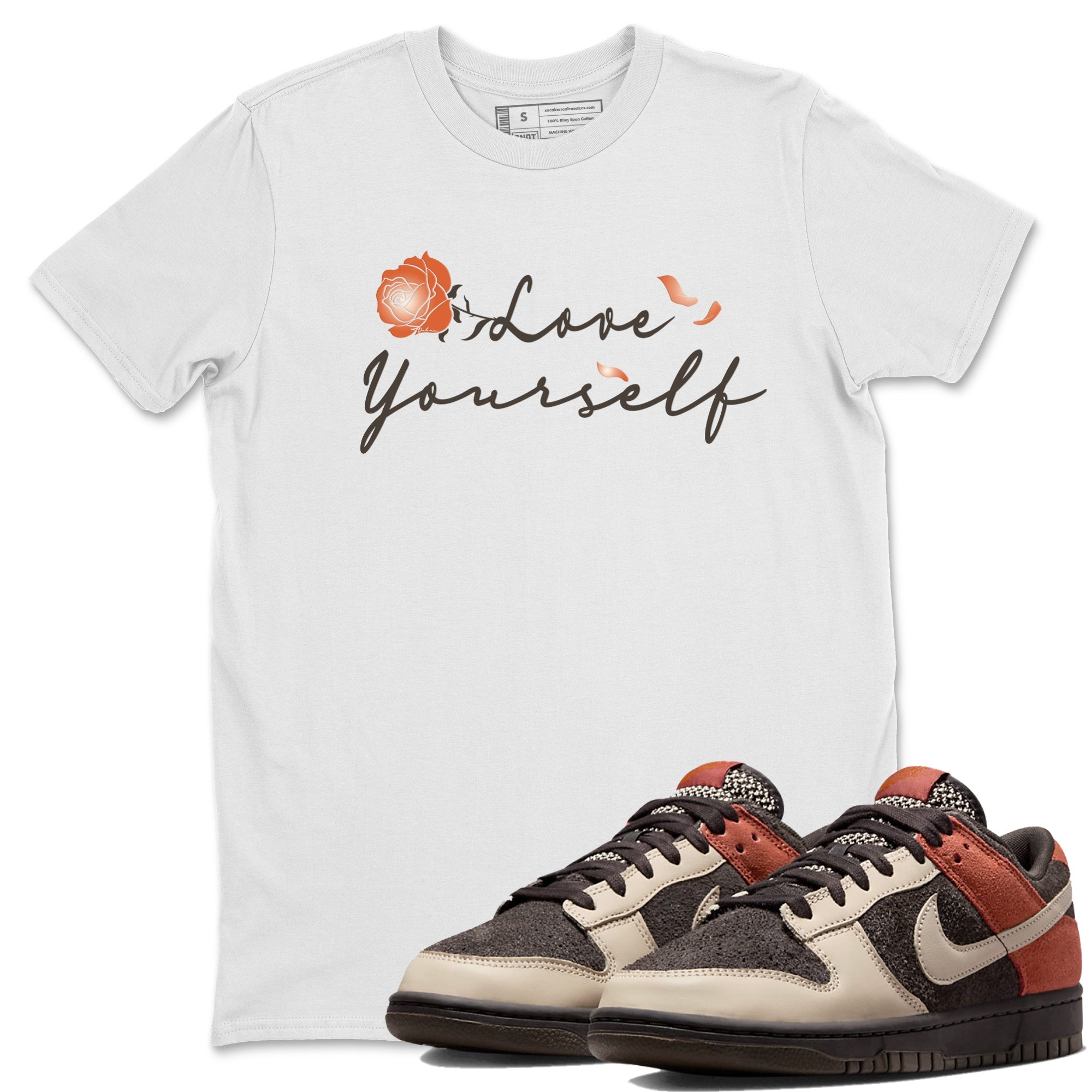 Dunk Low Red Panda shirt to match jordans Love Yourself sneaker tees Dunks Red Panda Drip Gear Zone Sneaker Matching Clothing Brand Unisex Sneaker Tee White 1 T-Shirt