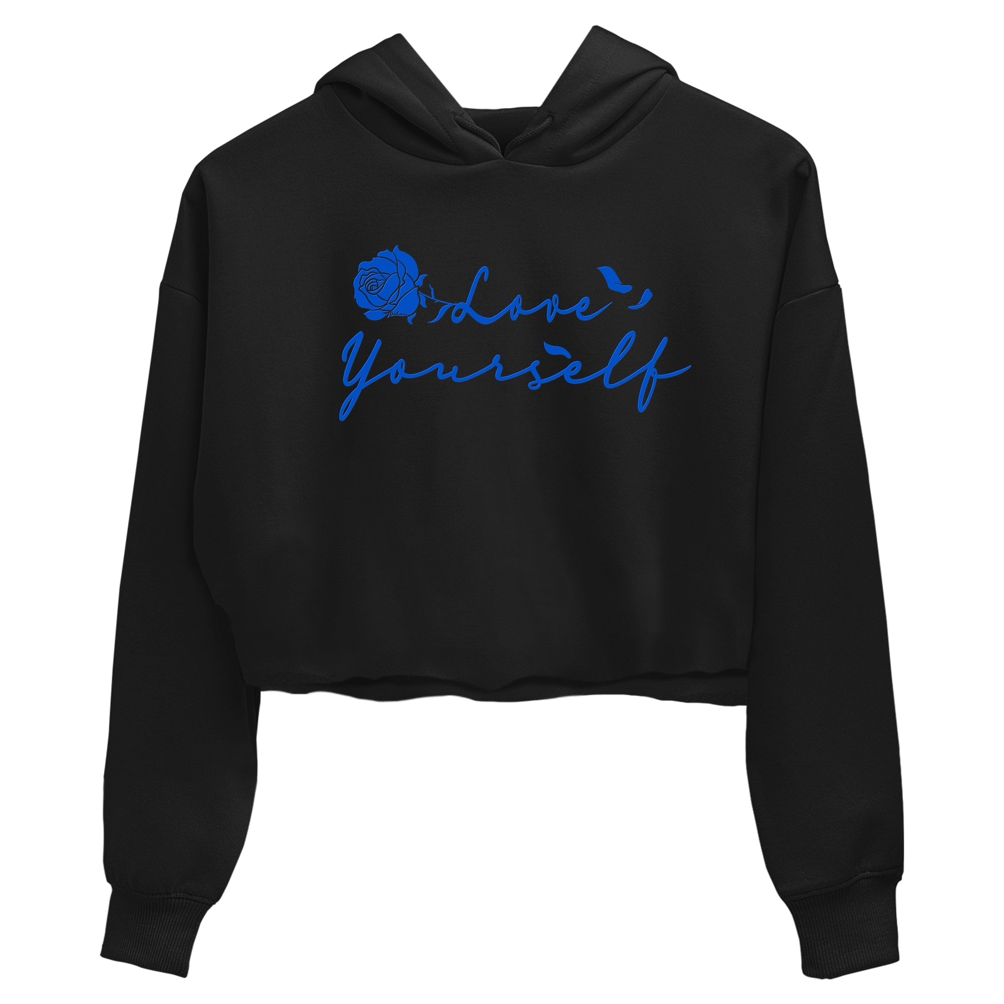 Yeezy Slide Azure shirts to match jordans Love Yourself sneaker match tees Yeezy Slide Azure Drip Gear Zone streetwear brand Black 2 crop tee
