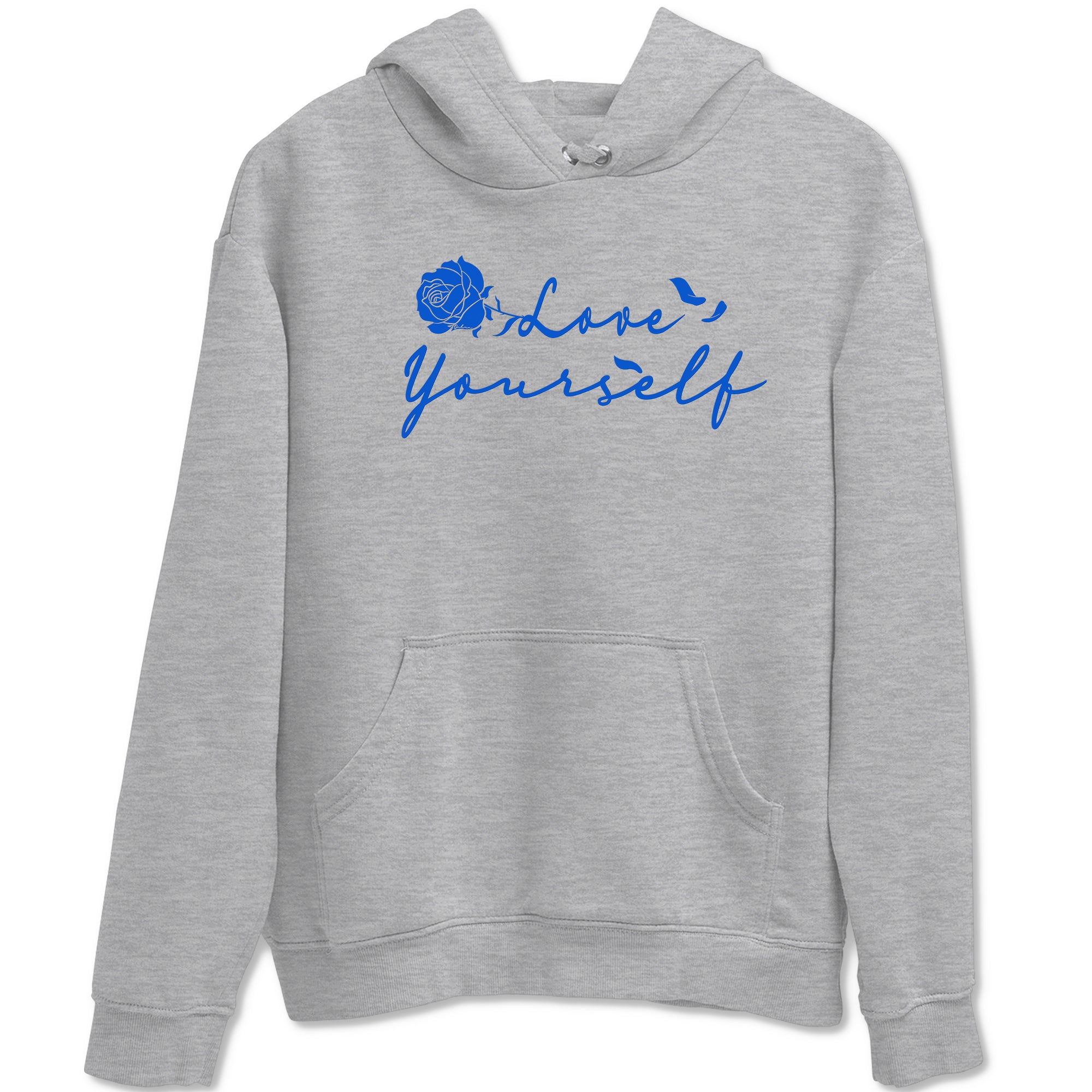 Yeezy Slide Azure shirts to match jordans Love Yourself sneaker match tees Yeezy Slide Azure Drip Gear Zone streetwear brand Heather Grey 2 unisex cotton tee