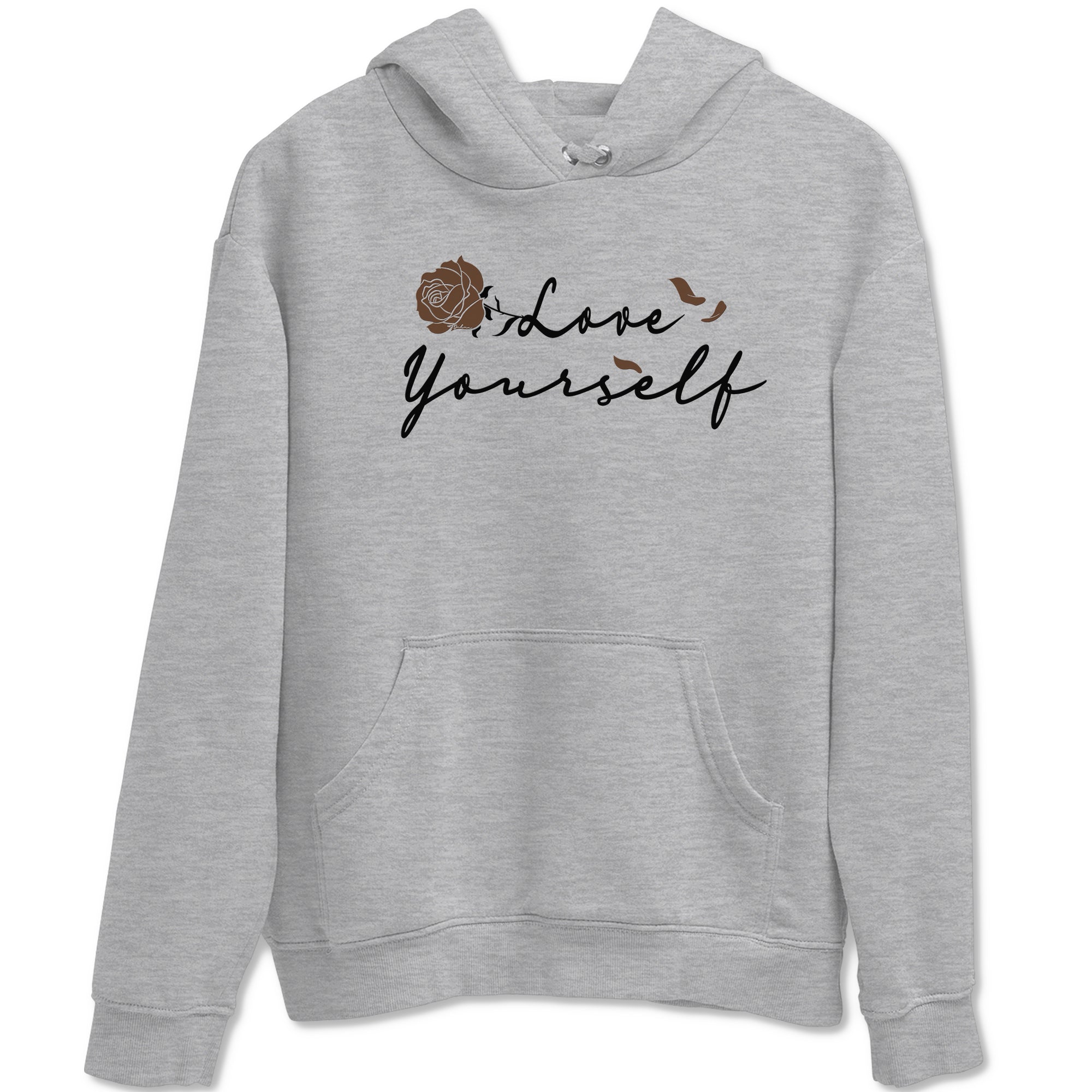 Yeezy Slide Flax shirts to match jordans Love Yourself sneaker match tees Yeezy Slide Flax Drip Gear Zone streetwear brand Heather Grey 2 unisex cotton tee