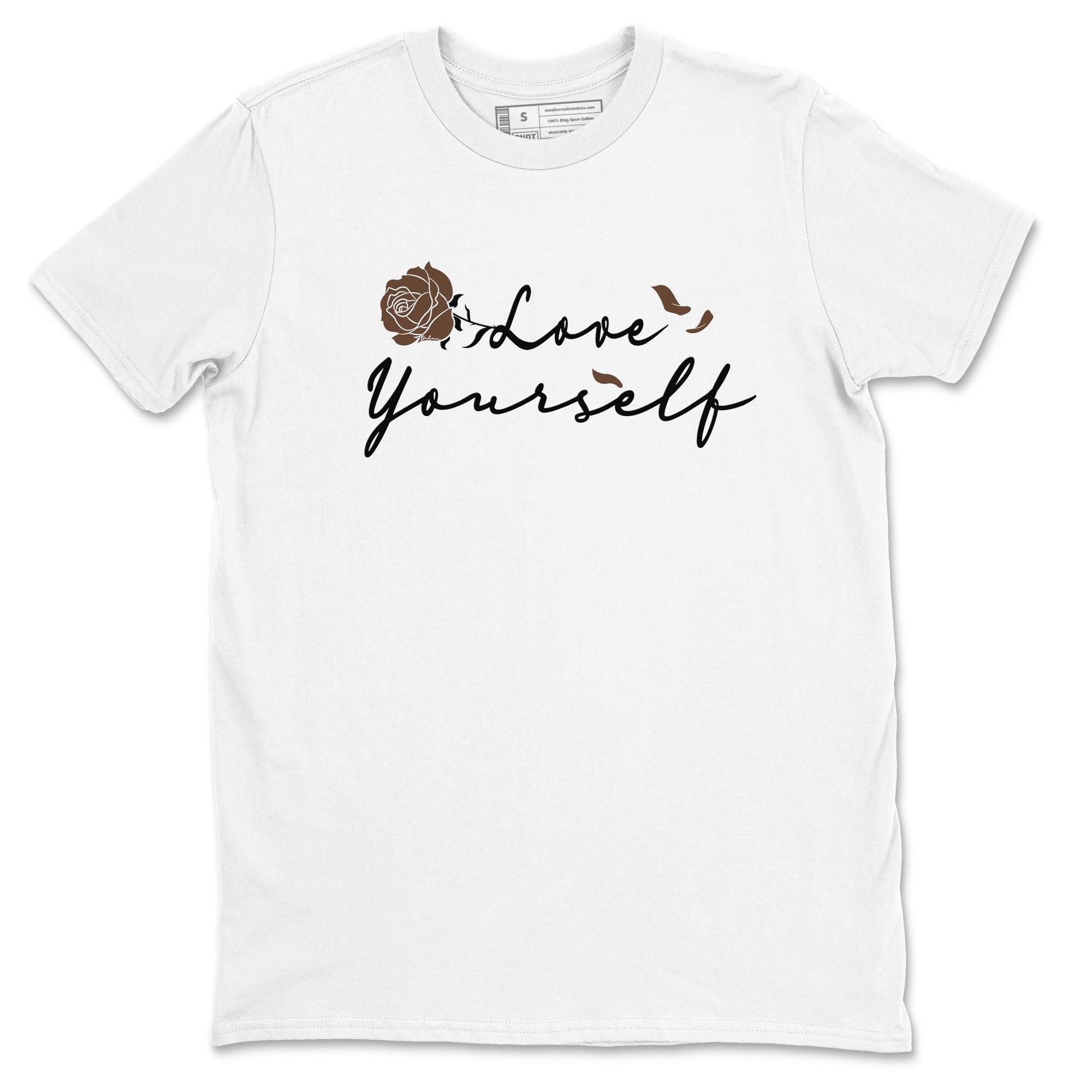 Yeezy Slide Flax shirts to match jordans Love Yourself sneaker match tees Yeezy Slide Flax Drip Gear Zone streetwear brand White 2 unisex cotton tee