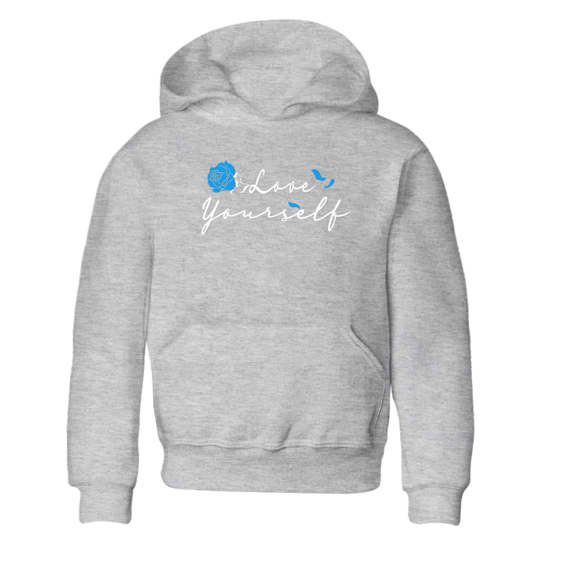 AJ 4 Military Blue shirt to match jordans Lover Yourself sneaker tees Air Jordan 4 Military Blue Drip Gear Zone baby toddler Heather Grey 2 cotton Shirt