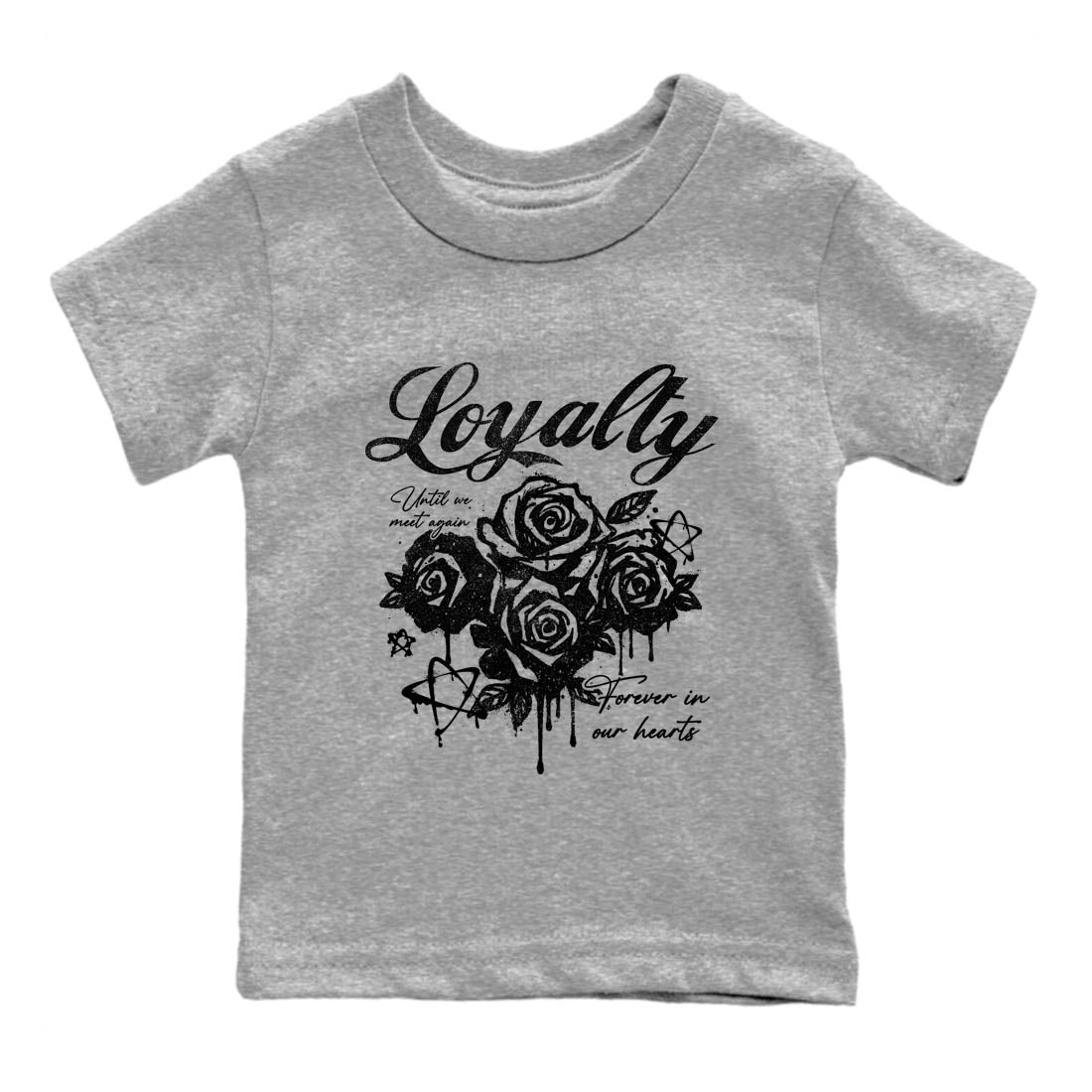 Sneaker Threads  Sneaker Tees To Match Air Jordan 4 Black Cat  Loyalty Youth Graphic Tee Heather Grey 2. Perfect for Jordan releases 2025 colorways.