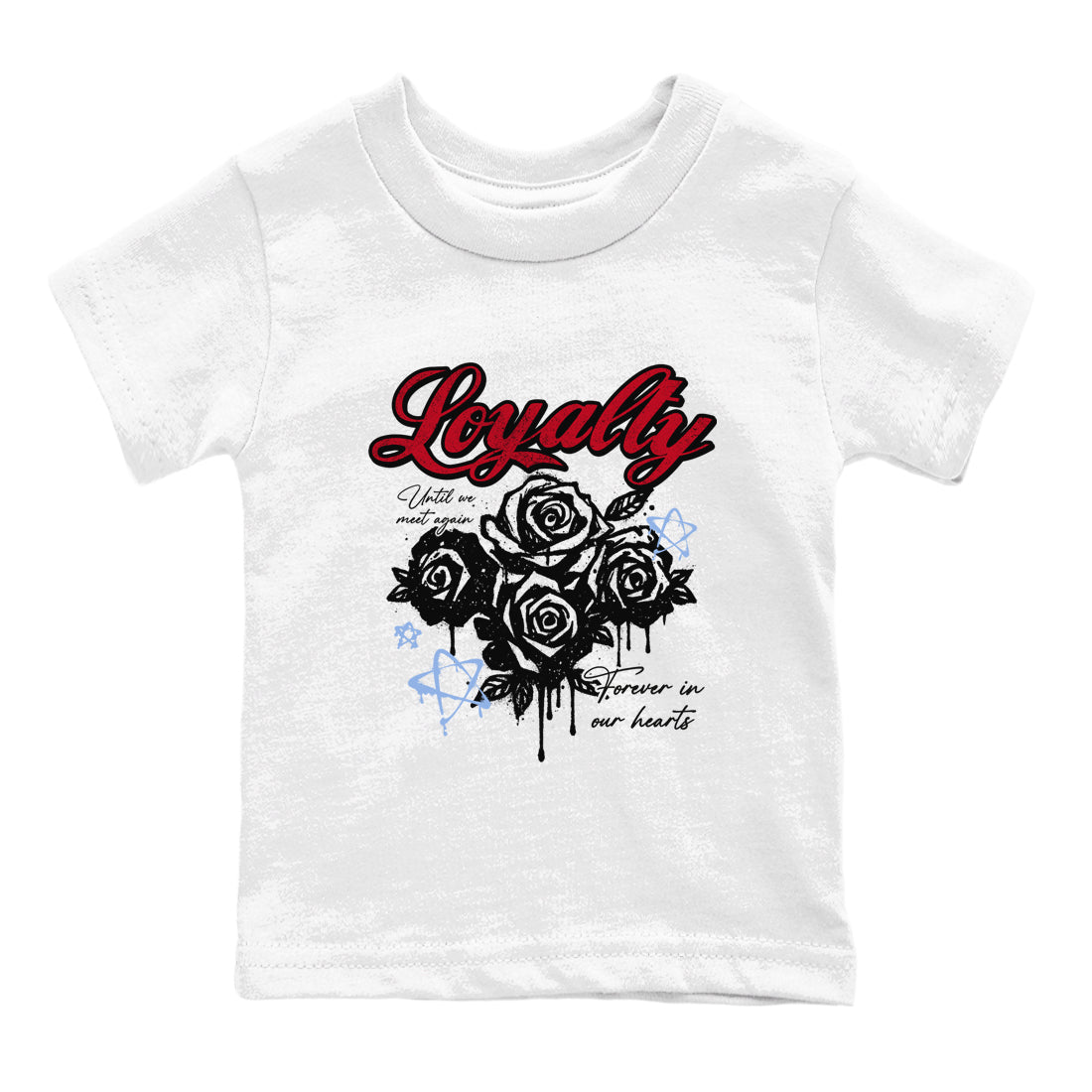 Sneaker match tees  Sneaker Tees To Match Air Jordan 5 Fire Red Shoes  Loyalty Kids T-Shirt White 2
