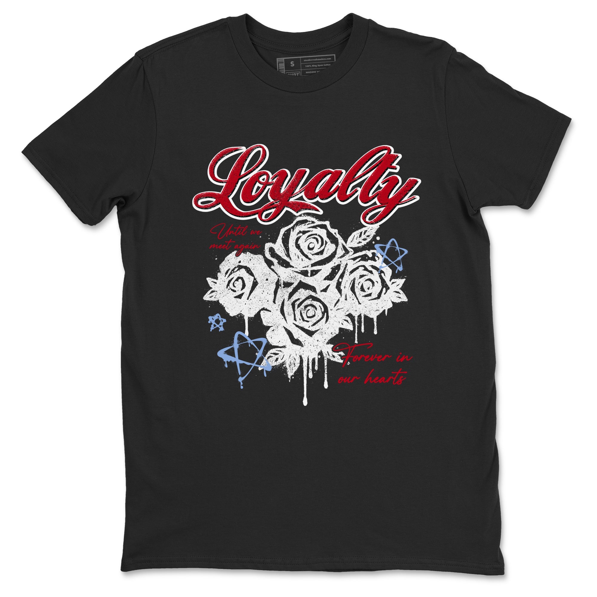 Sneaker match tees  Sneaker Tees To Match Air Jordan 5 Fire Red Shoes  Loyalty Tee Black 2