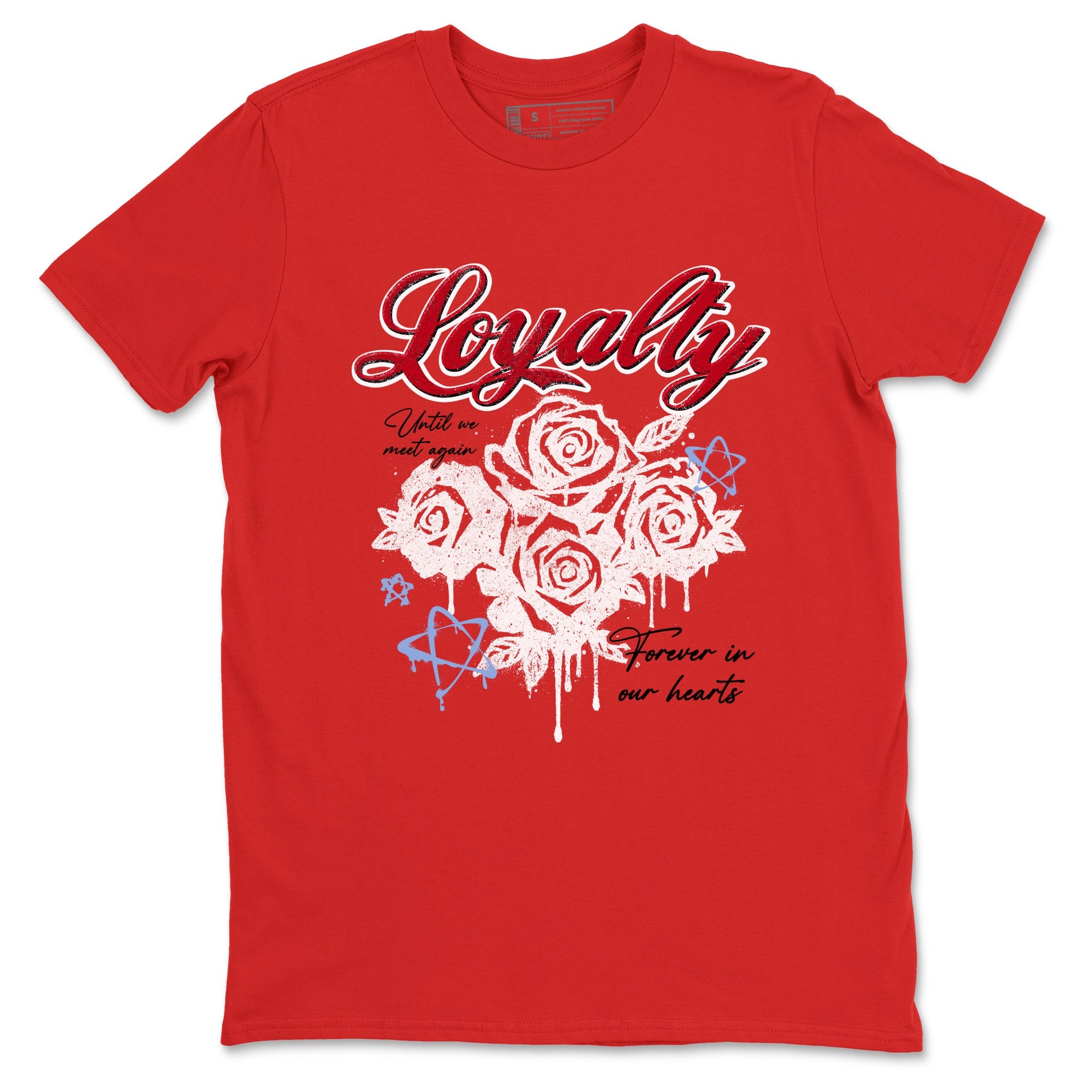 Sneaker match tees  Sneaker Tees To Match Air Jordan 5 Fire Red Shoes  Loyalty Tee Red 2