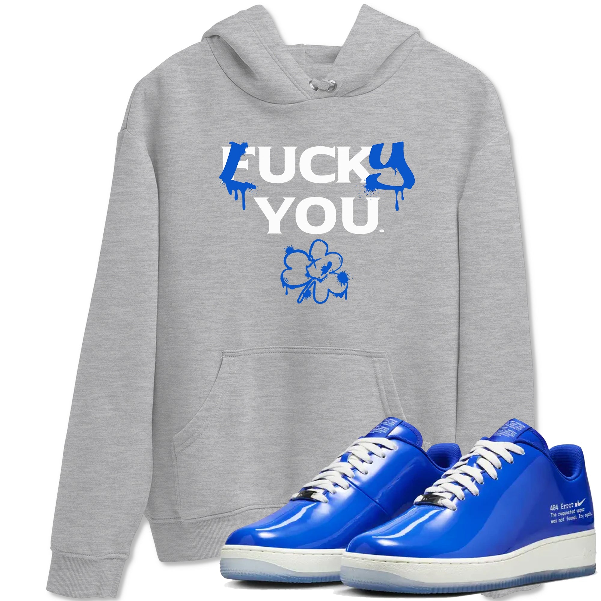 Air Force 1 404 Error shirt to match jordans Lucky You sneaker tees Air Force 1 404 Error Drip Gear Zone unisex cotton Heather Grey 1 crew neck shirt