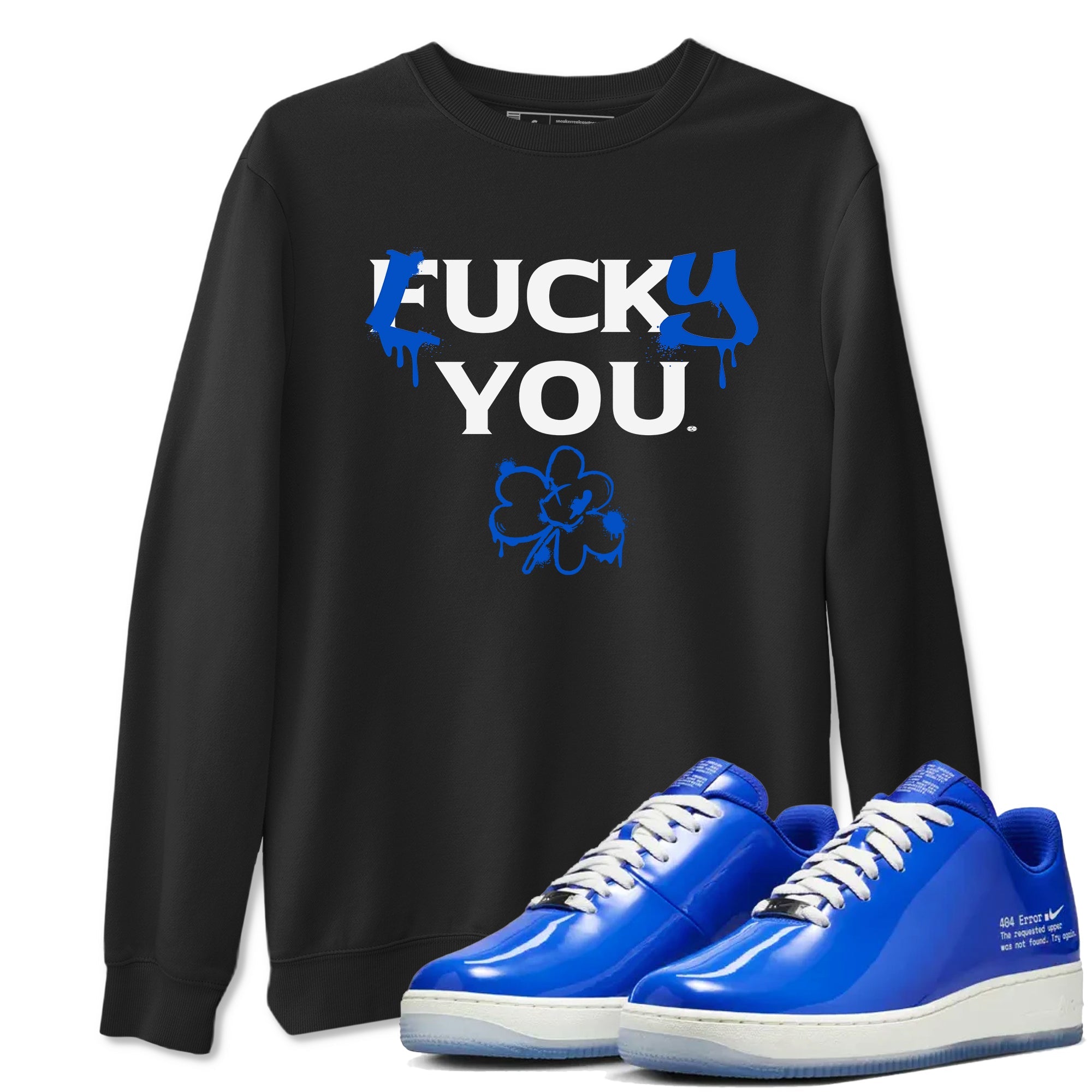Air Force 1 404 Error shirt to match jordans Lucky You sneaker tees Air Force 1 404 Error Drip Gear Zone unisex cotton Black 1 crew neck shirt