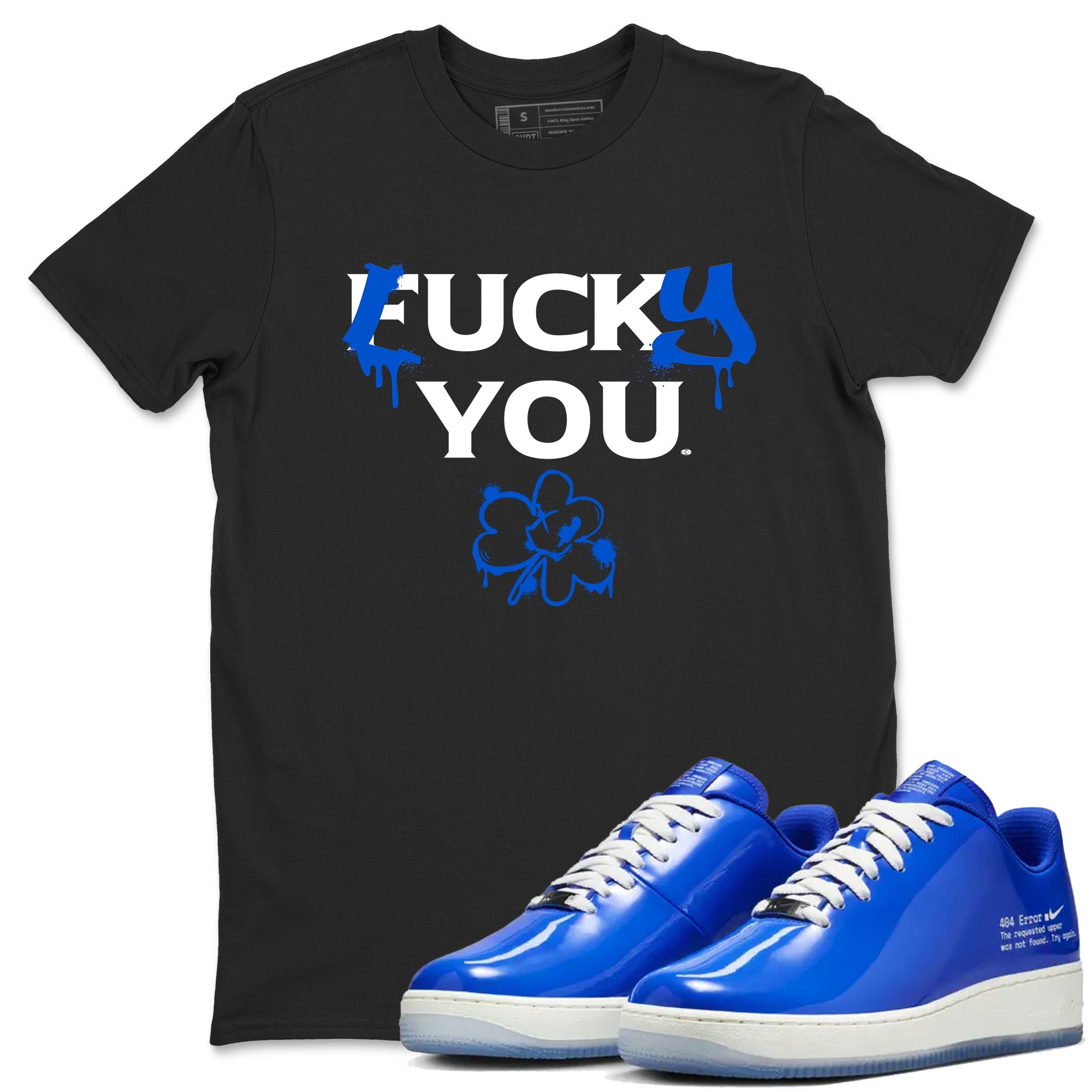 Air Force 1 404 Error shirt to match jordans Lucky You sneaker tees Air Force 1 404 Error Drip Gear Zone unisex cotton Black 1 crew neck shirt