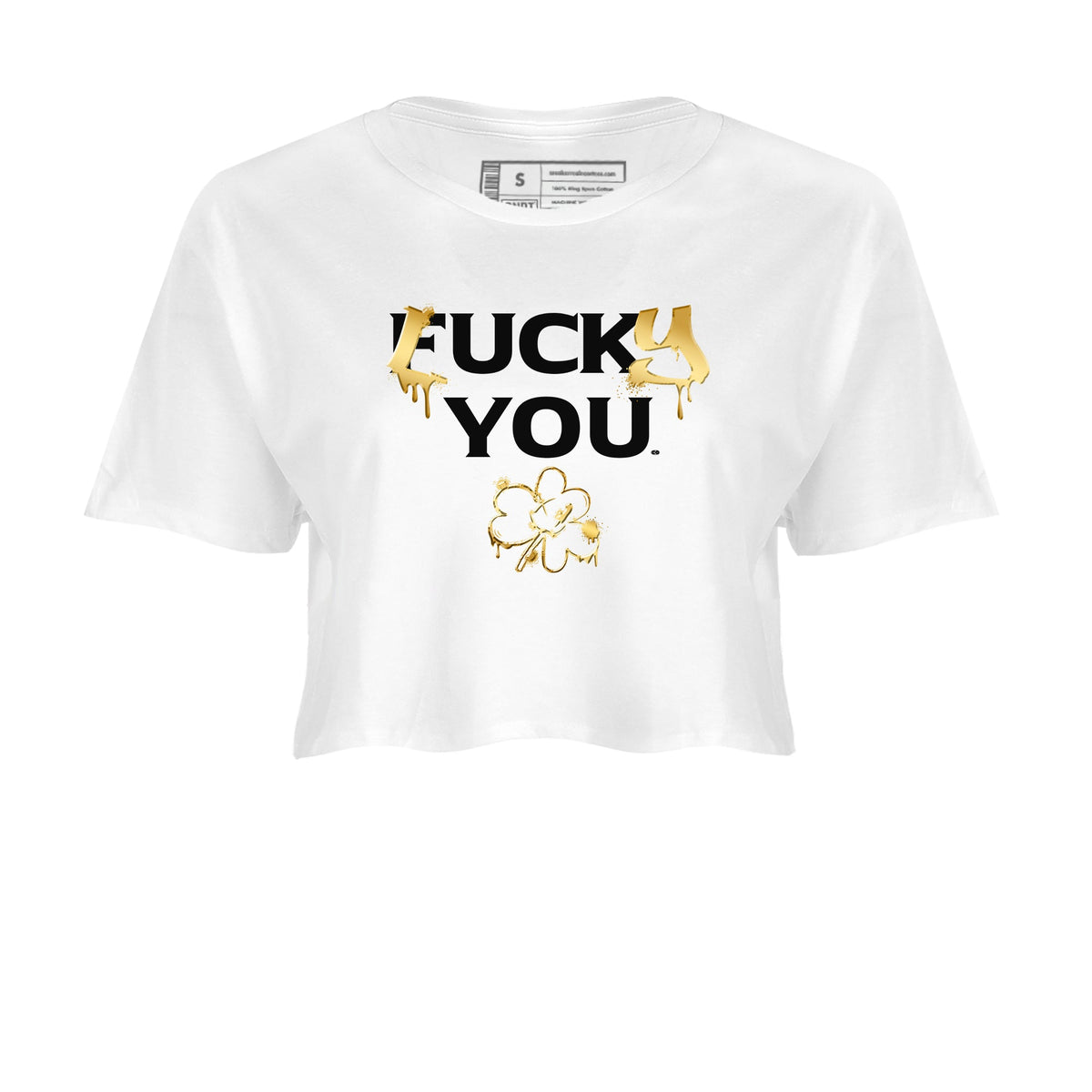 1s Black Metallic Gold shirts to match jordans Lucky You sneaker match tees Air Jordan 1 Black Metallic Gold Drip Gear Zone unisex cotton White 2 Crop Shirts
