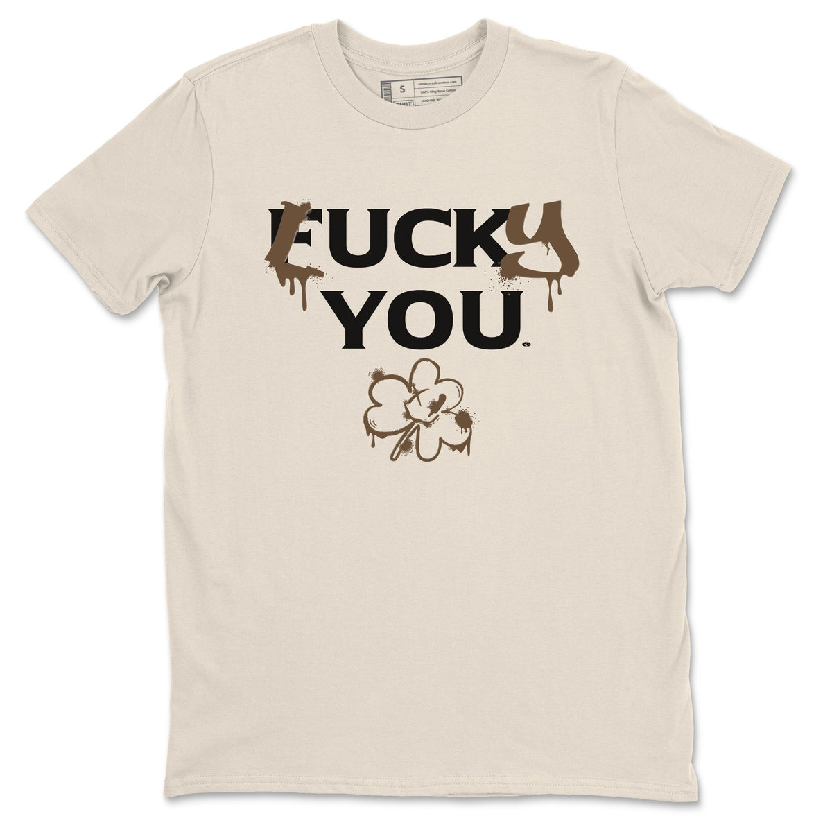 1s Mocha shirts to match jordans Lucky You sneaker match tees Air Jordan 1 Mocha match shoes to clothes Drip Gear Zone unisex cotton Natural 2 shirts