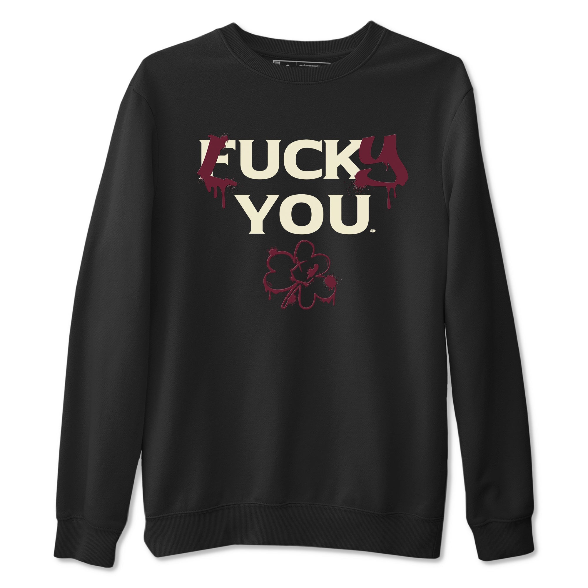 3s A Ma Maniere x Burgundy Crush shirts to match jordans Lucky You sneaker match tees Air Jordan 3 A Ma Maniere x Burgundy Crush Drip Gear Zone streetwear brand Black 2 unisex cotton tee