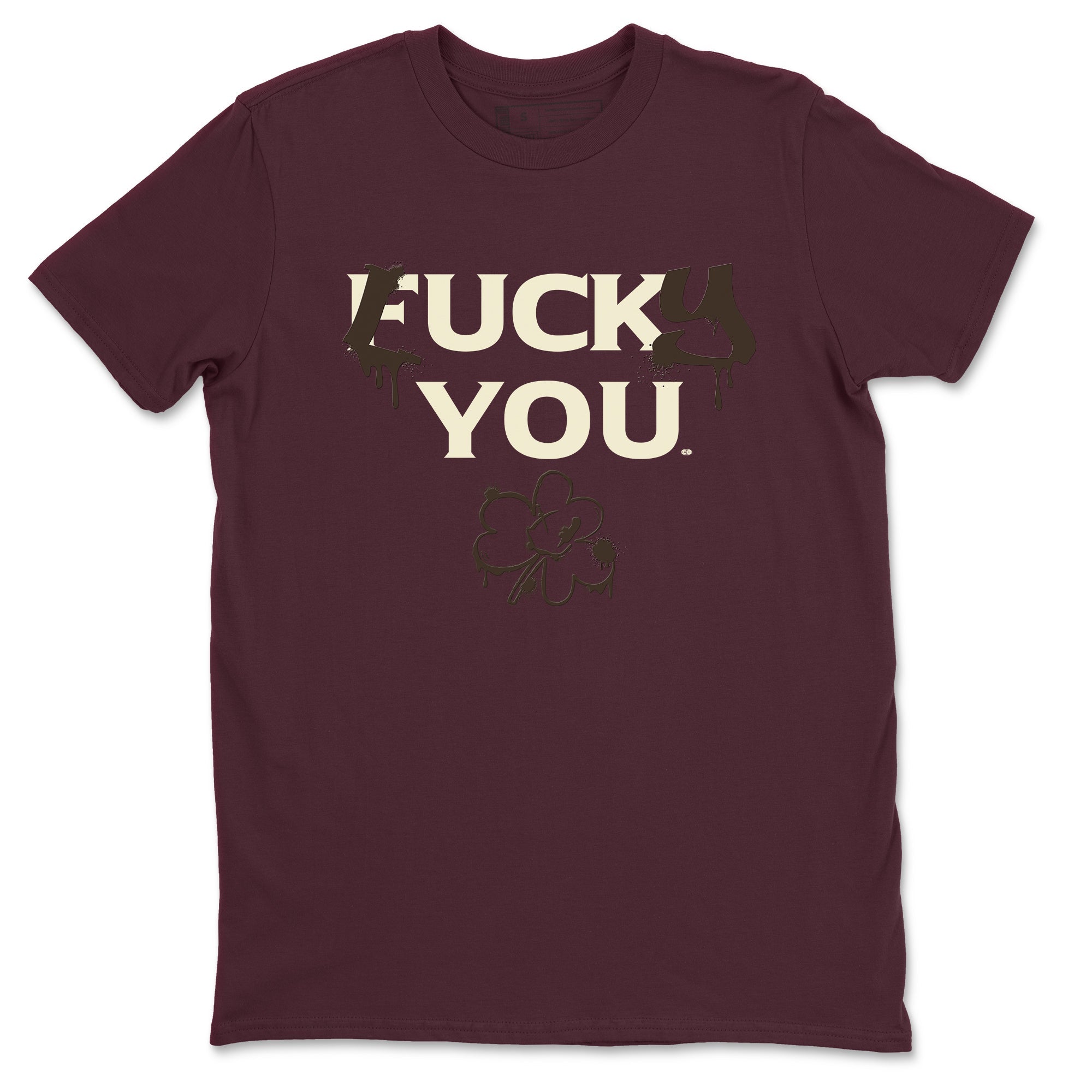 3s A Ma Maniere x Burgundy Crush shirts to match jordans Lucky You sneaker match tees Air Jordan 3 A Ma Maniere x Burgundy Crush Drip Gear Zone streetwear brand Maroon 2 unisex cotton tee
