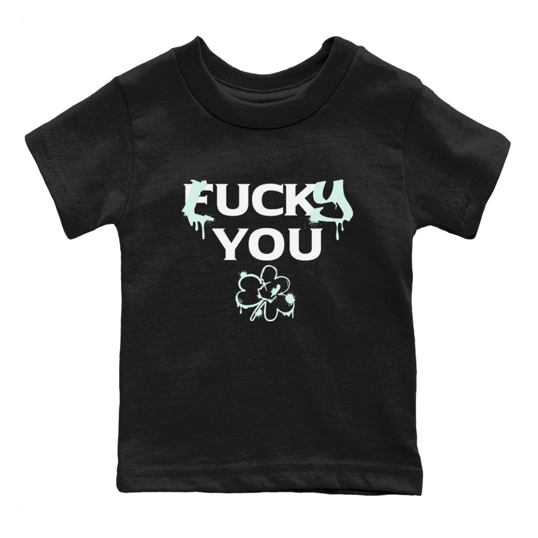 3s Green Glow shirt to match jordans Lucky You sneaker tees Air Jordan 3 Green Glow Drip Gear Zone baby toddler Black 2 cotton Shirt