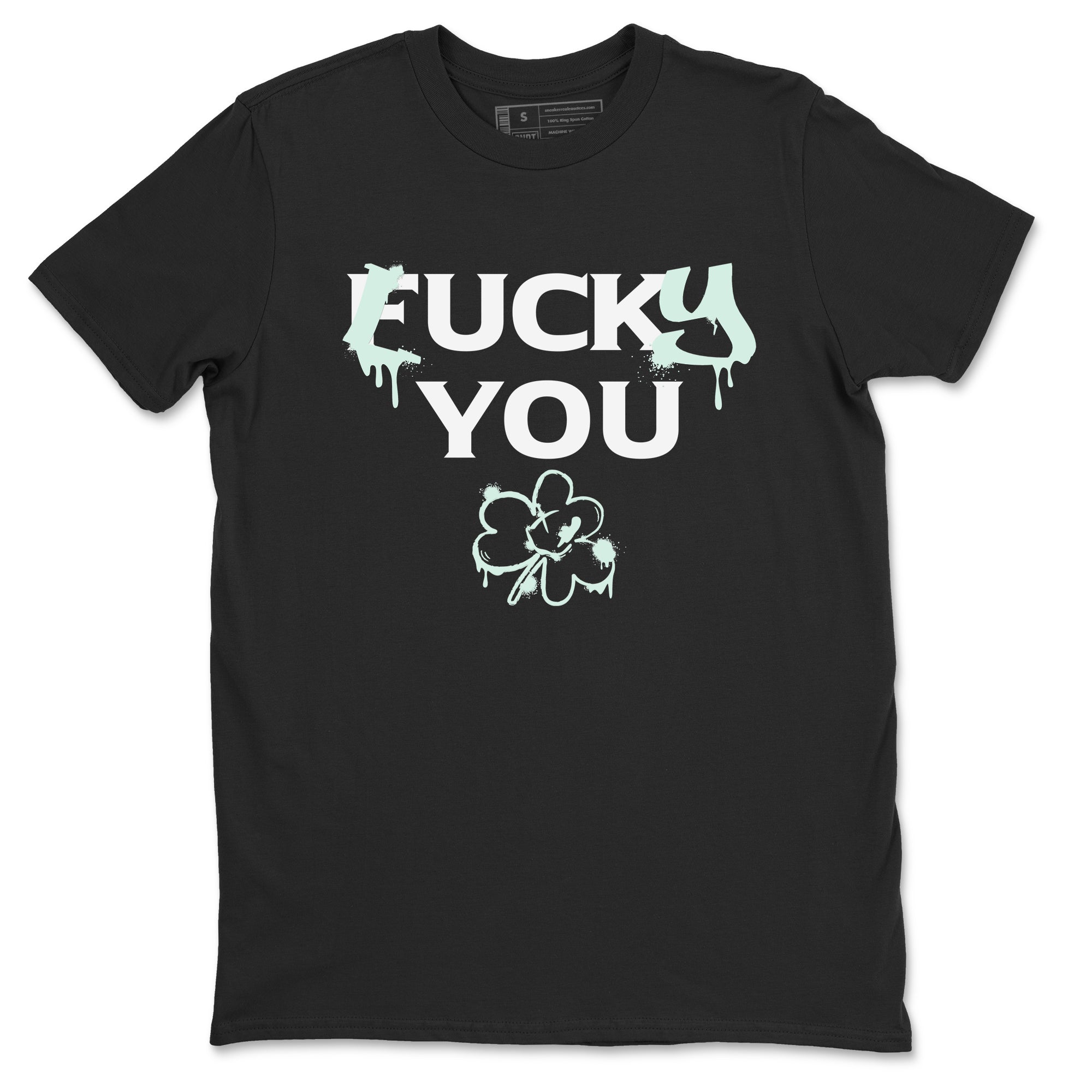 3s Green Glow shirt to match jordans Lucky You sneaker tees Air Jordan 3 Green Glow Drip Gear Zone unisex cotton Black 2 crew neck shirt