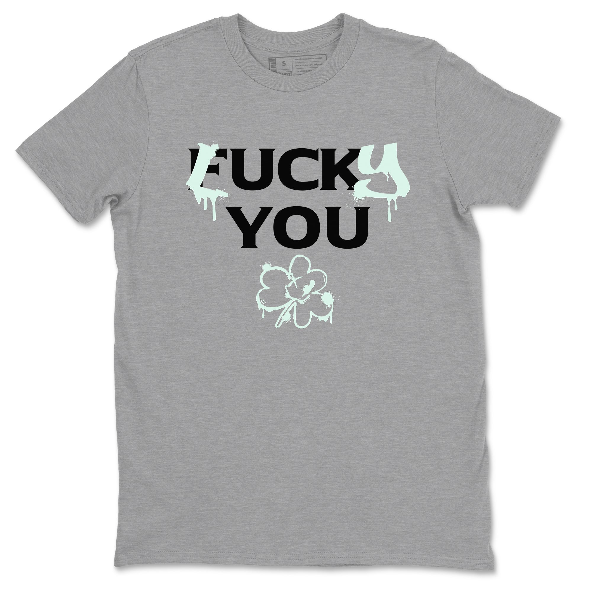 3s Green Glow shirt to match jordans Lucky You sneaker tees Air Jordan 3 Green Glow Drip Gear Zone unisex cotton Heather Grey 2 crew neck shirt