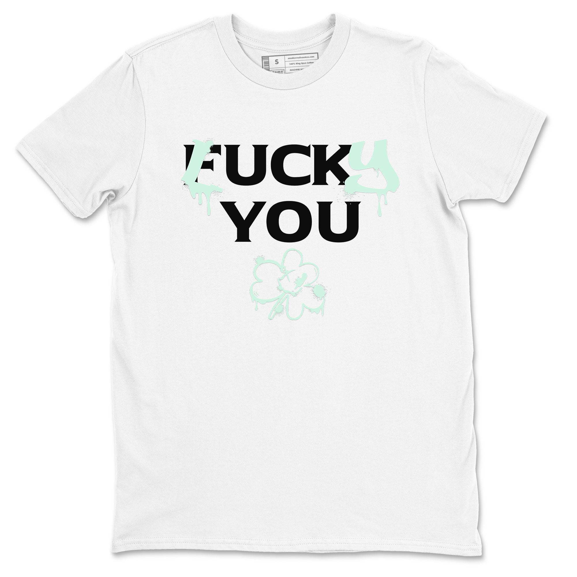 3s Green Glow shirt to match jordans Lucky You sneaker tees Air Jordan 3 Green Glow Drip Gear Zone unisex cotton White 2 crew neck shirt